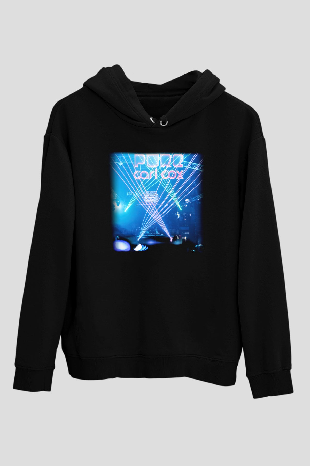 Carl Cox Siyah Unisex Hoodie