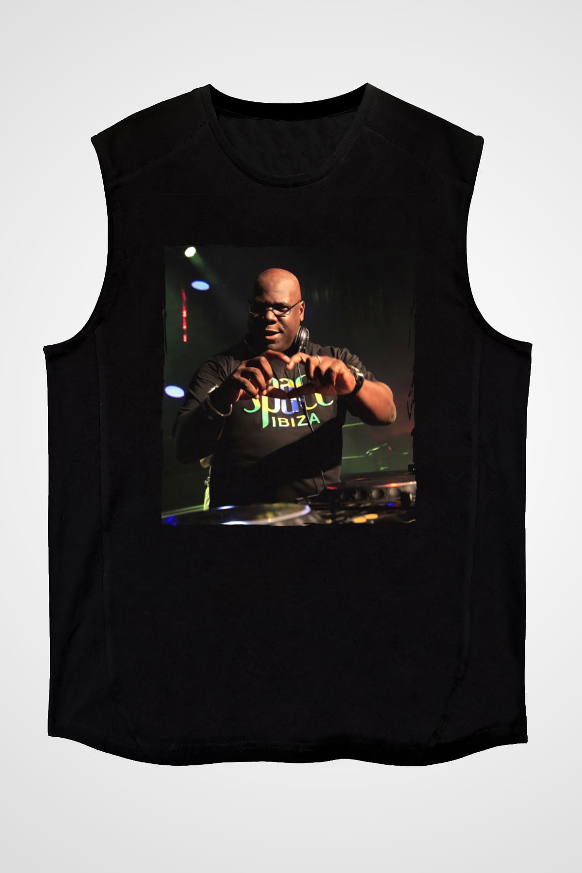 Carl Cox Siyah Unisex Kolsuz Tişört