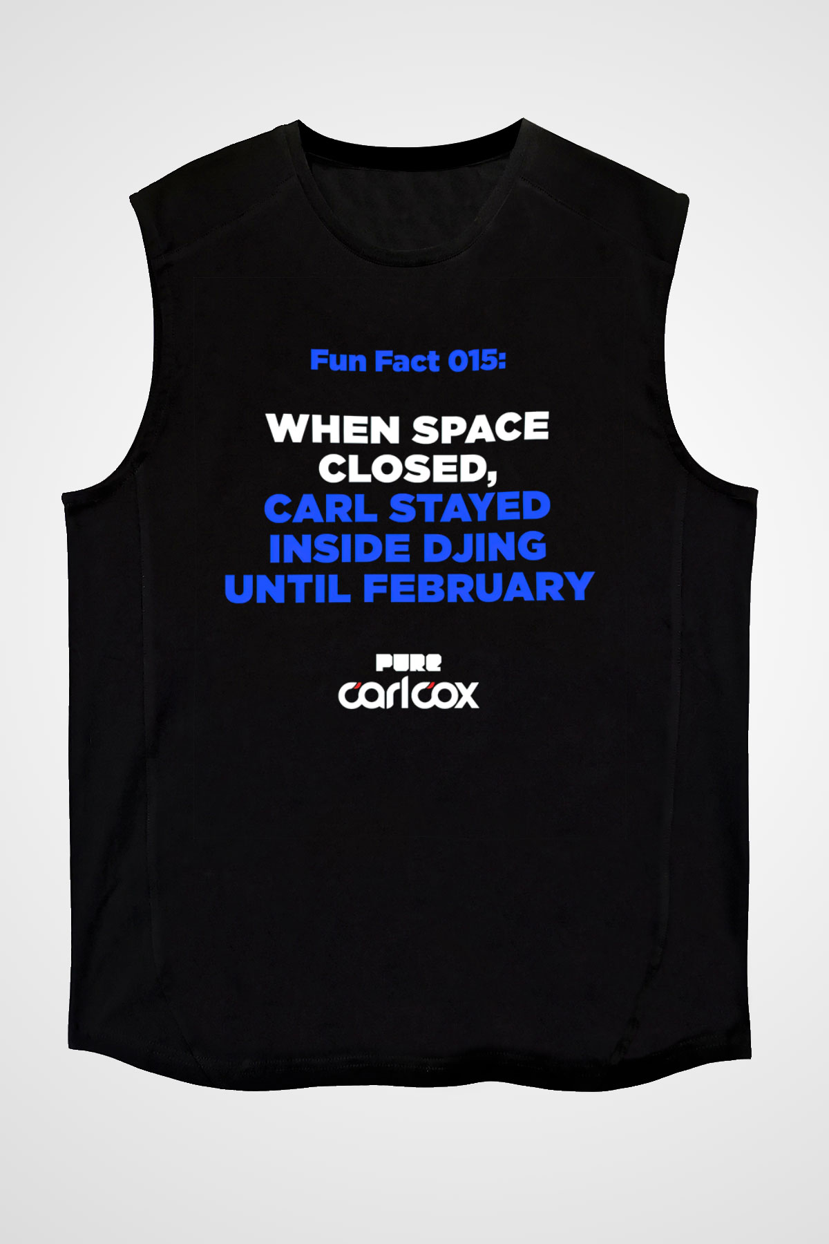 Carl Cox Siyah Unisex Kolsuz Tişört