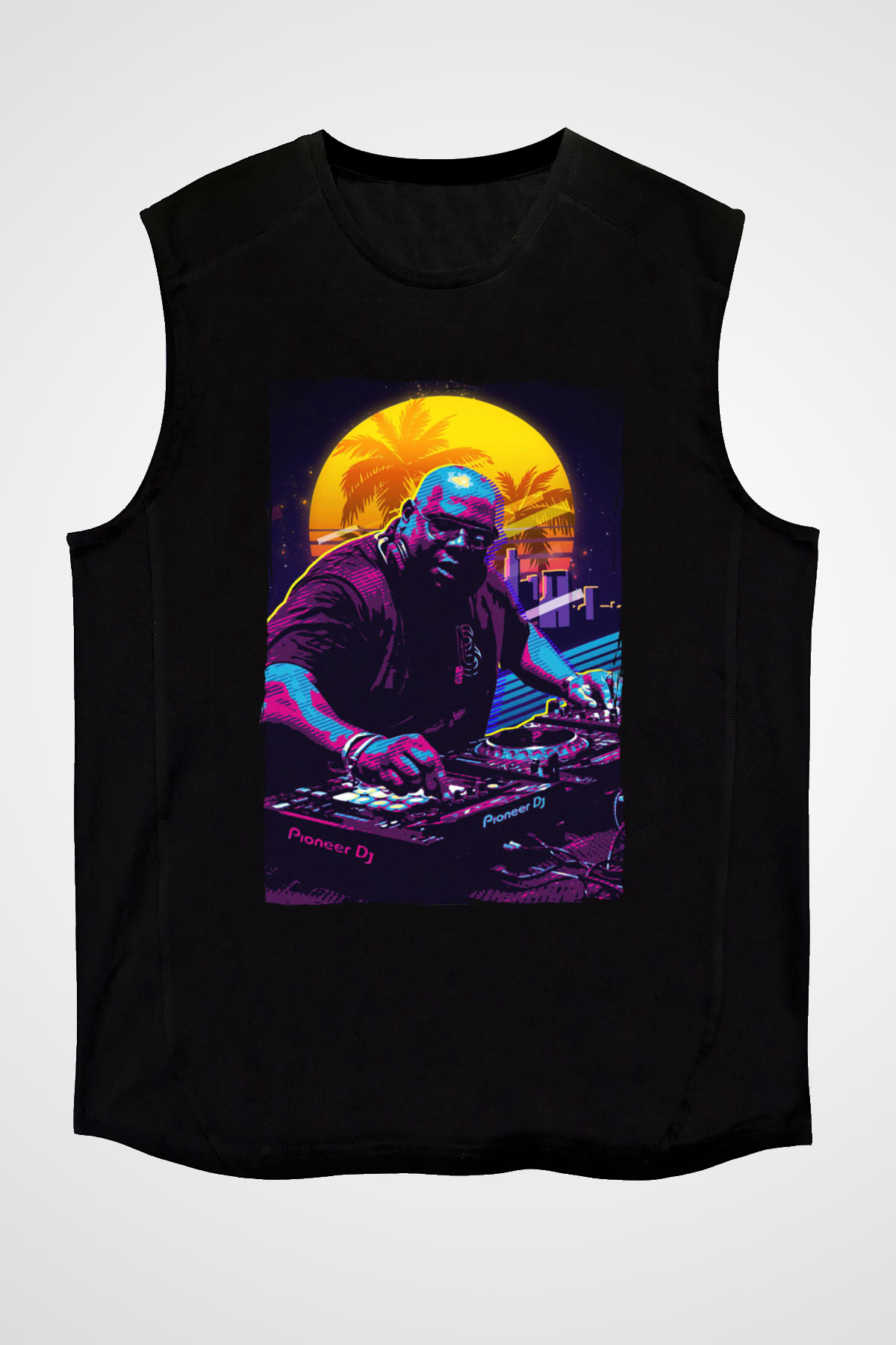 Carl Cox Siyah Unisex Kolsuz Tişört