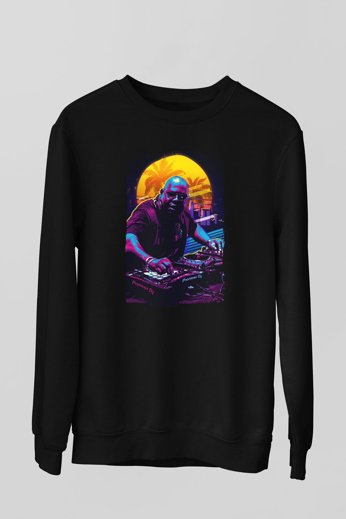 Carl Cox Siyah Unisex Sweatshirt