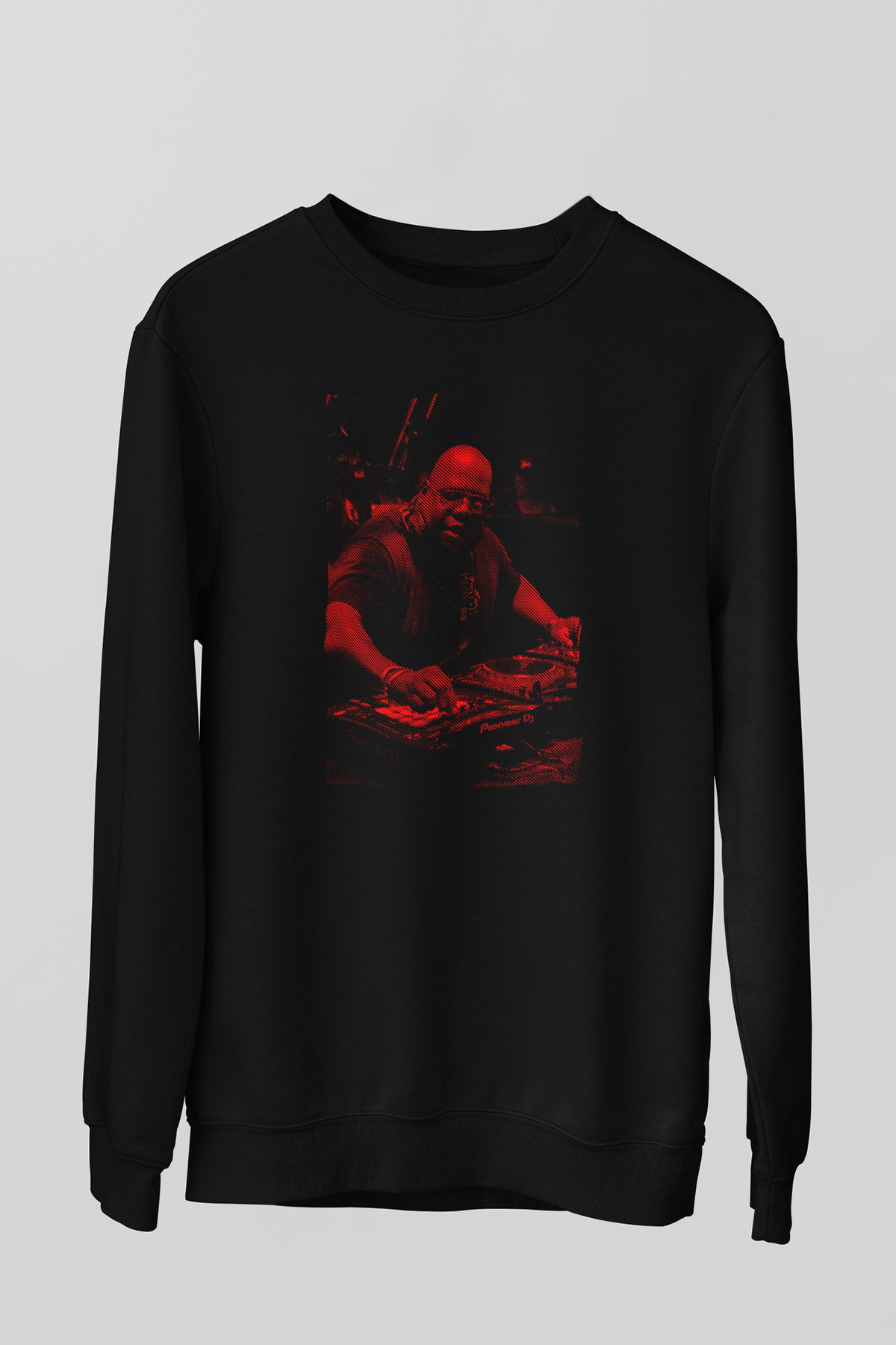 Carl Cox Siyah Unisex Sweatshirt