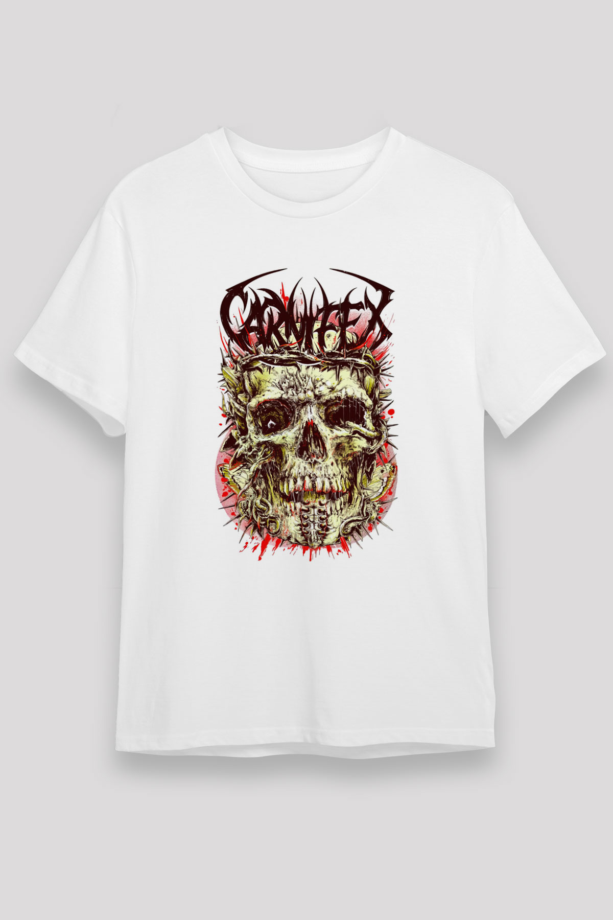 Carnifex White Unisex Tee - STREETWEAR