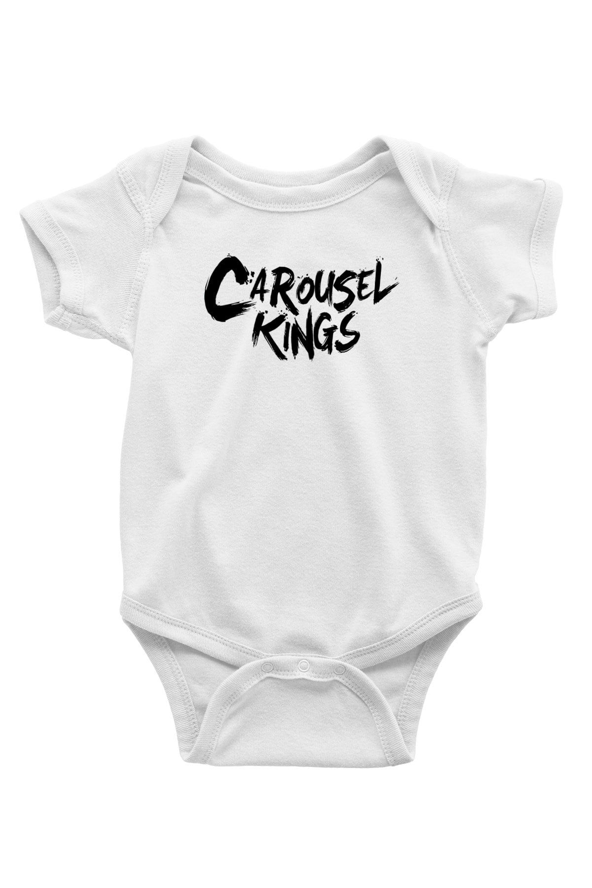 Carousel Kings Beyaz Bebek Body - Zıbın