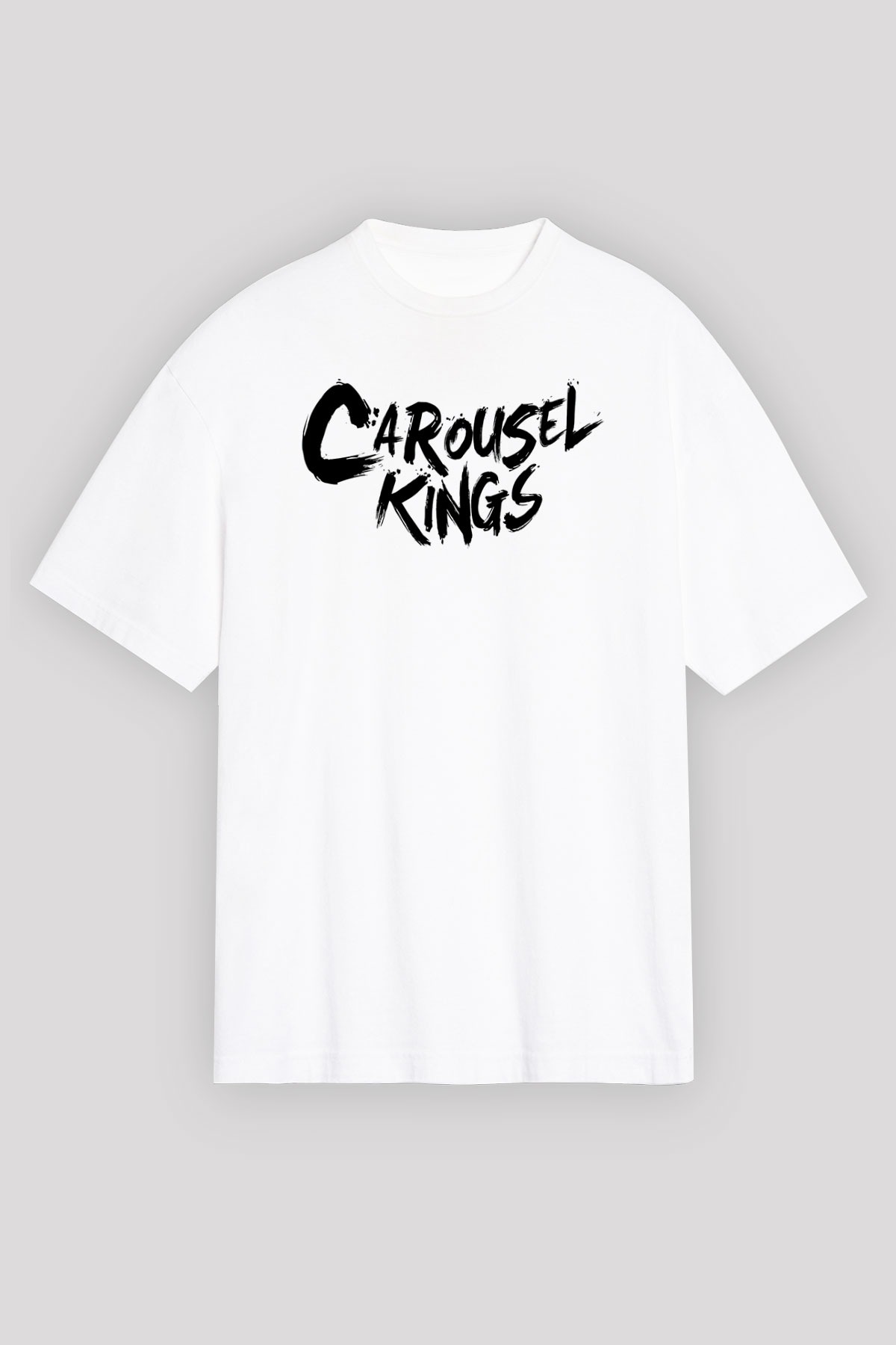 Carousel Kings Beyaz Unisex Tişört T-Shirt - TişörtFabrikası