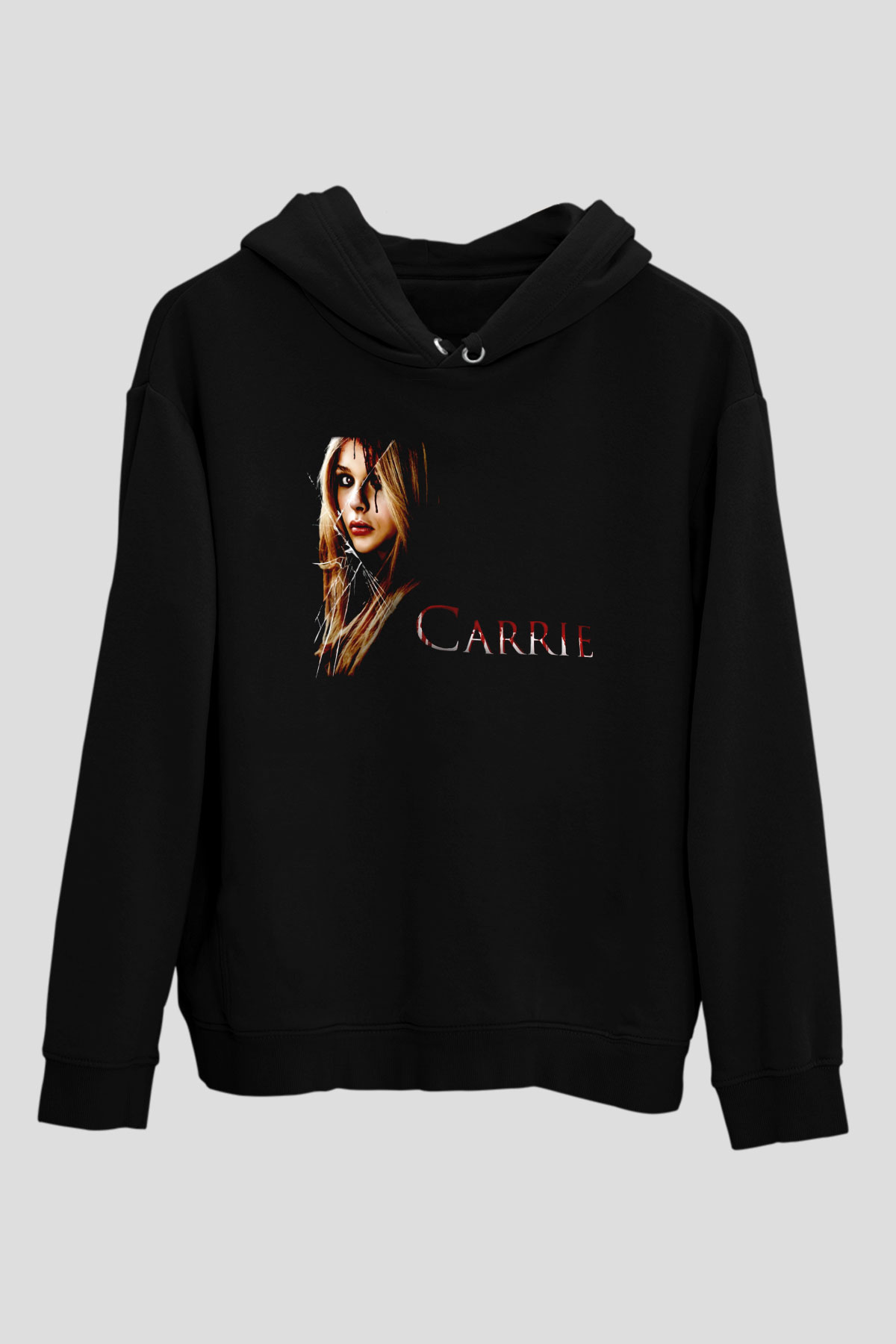 Carrie Siyah Unisex Hoodie