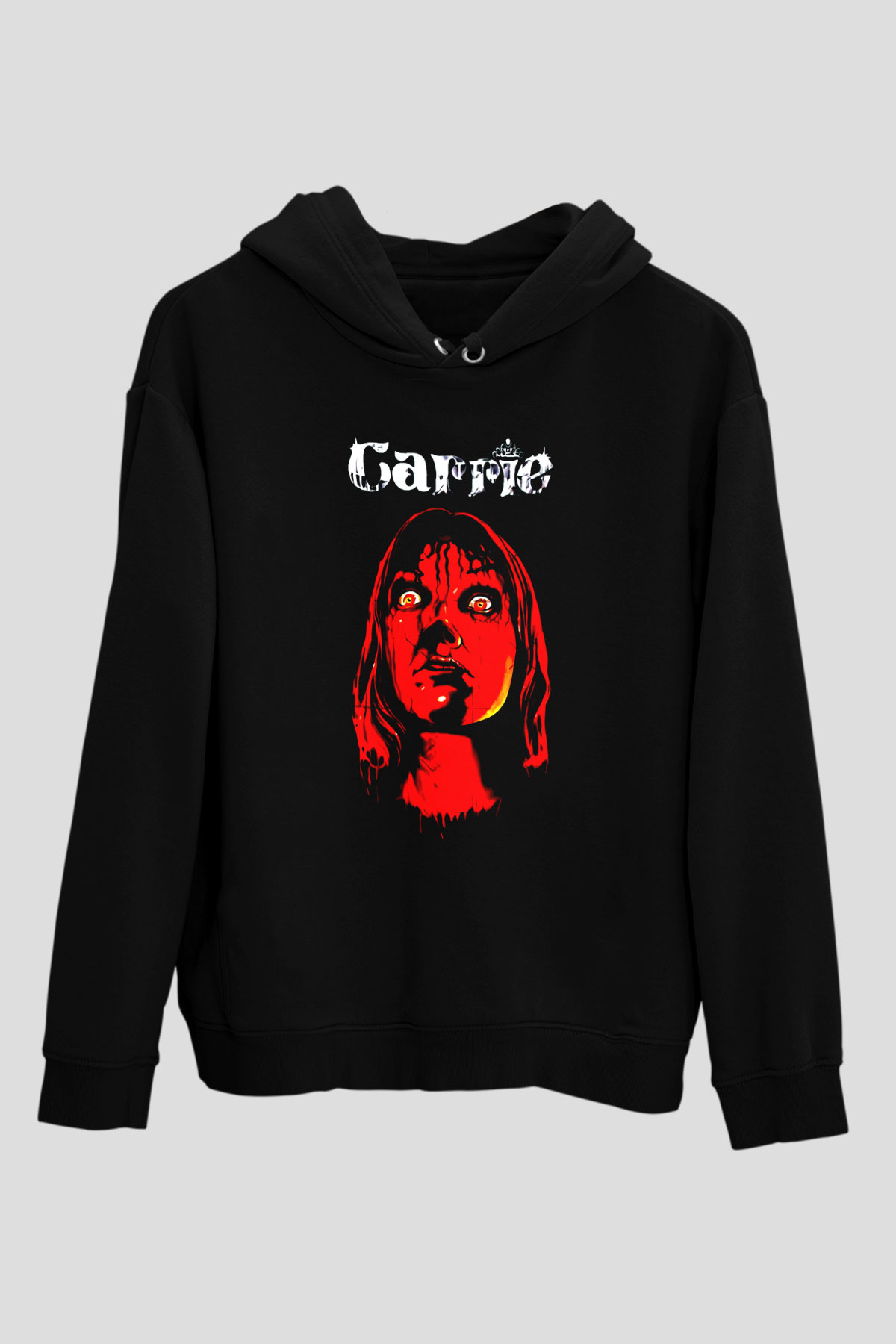 Carrie Siyah Unisex Hoodie