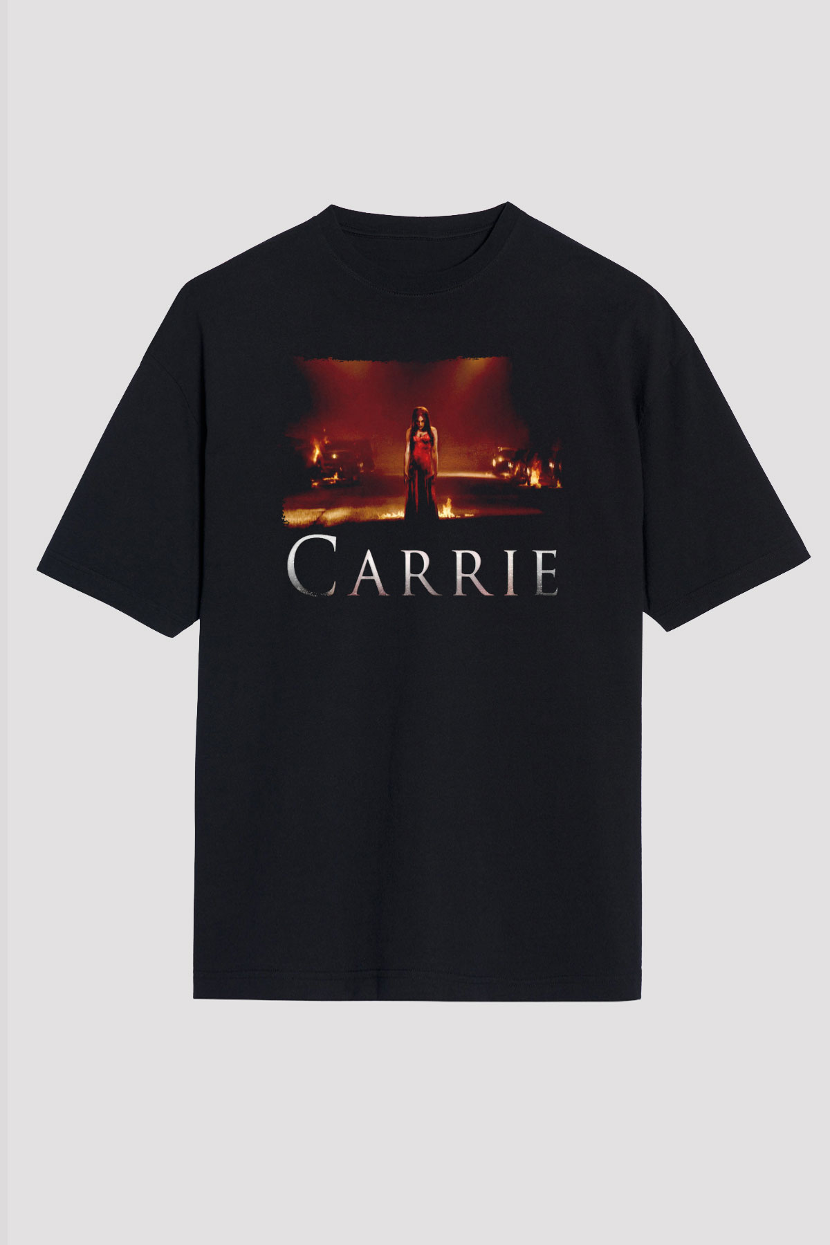 Carrie Siyah Unisex Tişört