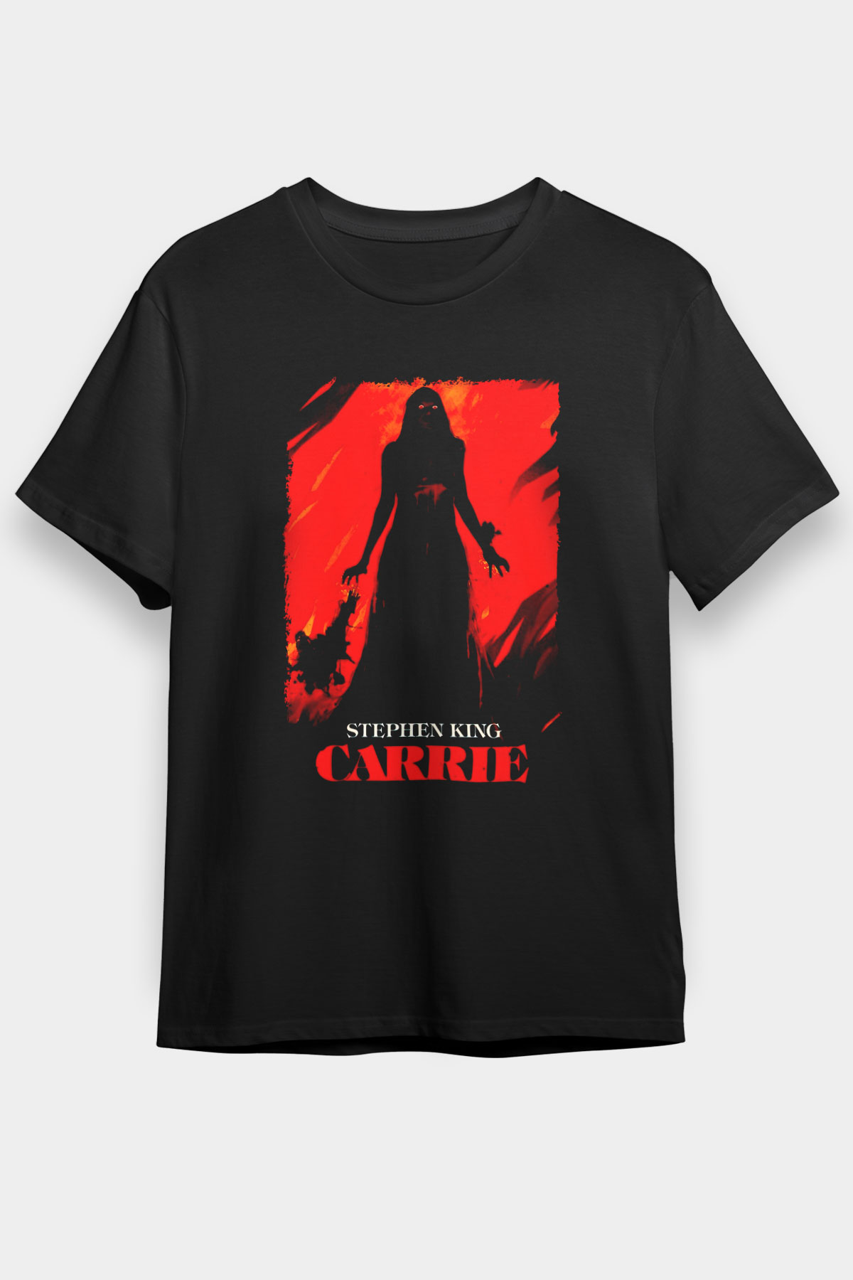 Carrie Siyah Unisex Tişört