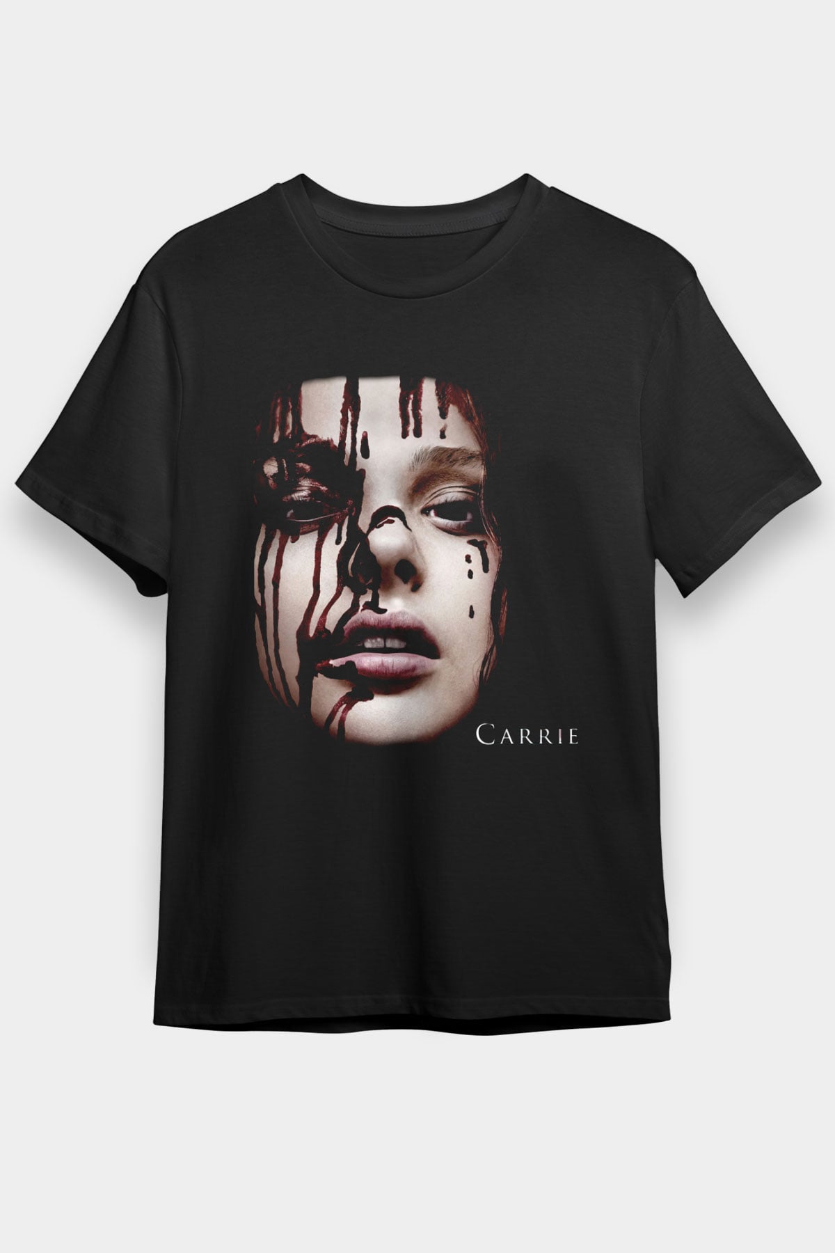Carrie Siyah Unisex Tişört