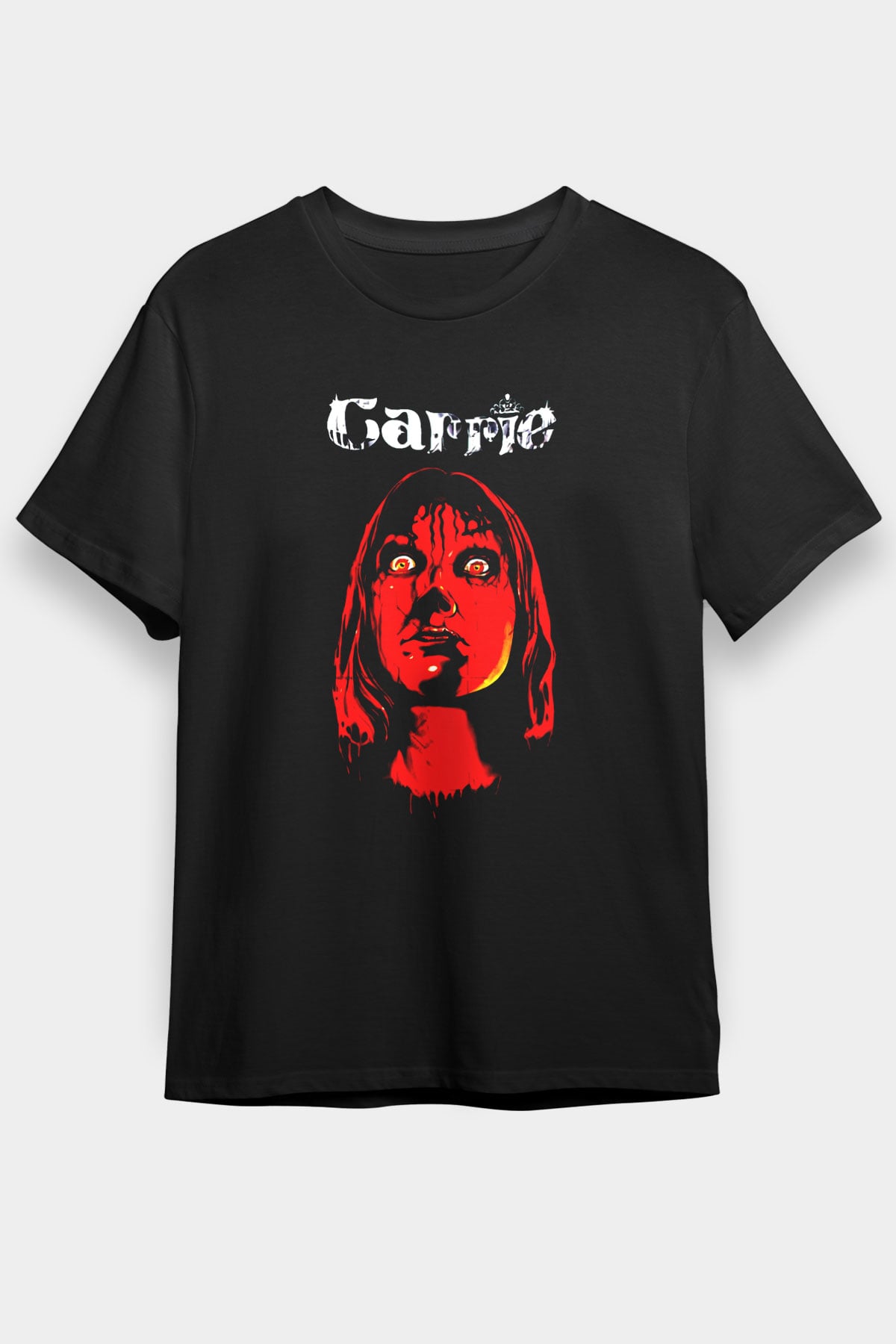 Carrie Siyah Unisex Tişört