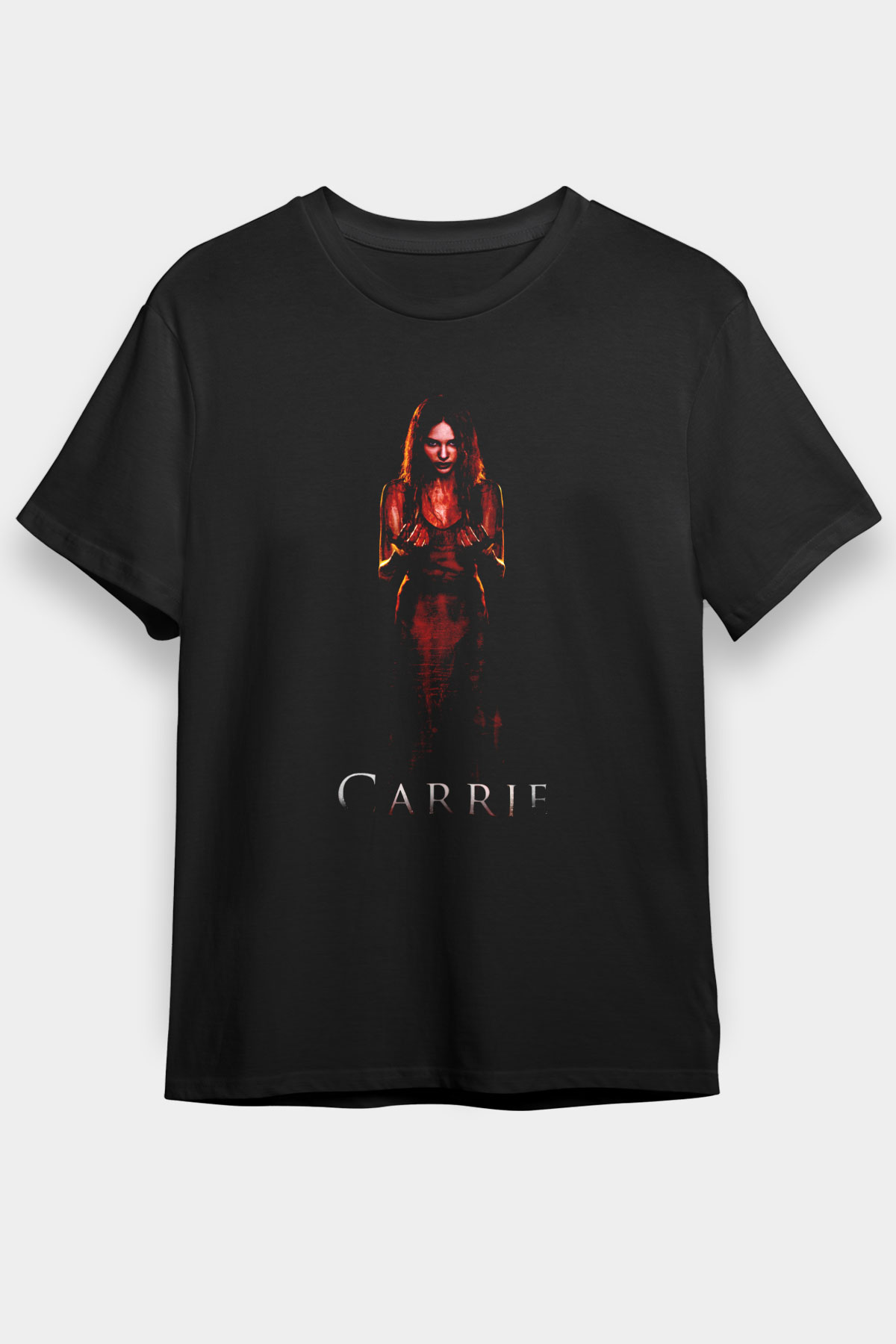 Carrie Siyah Unisex Tişört