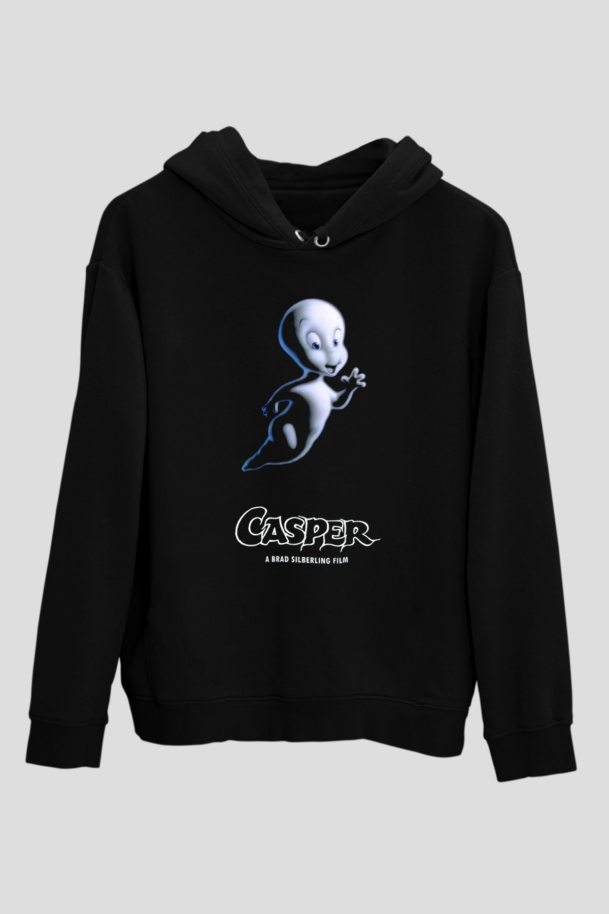 Casper the Friendly Ghost Siyah Unisex Hoodie