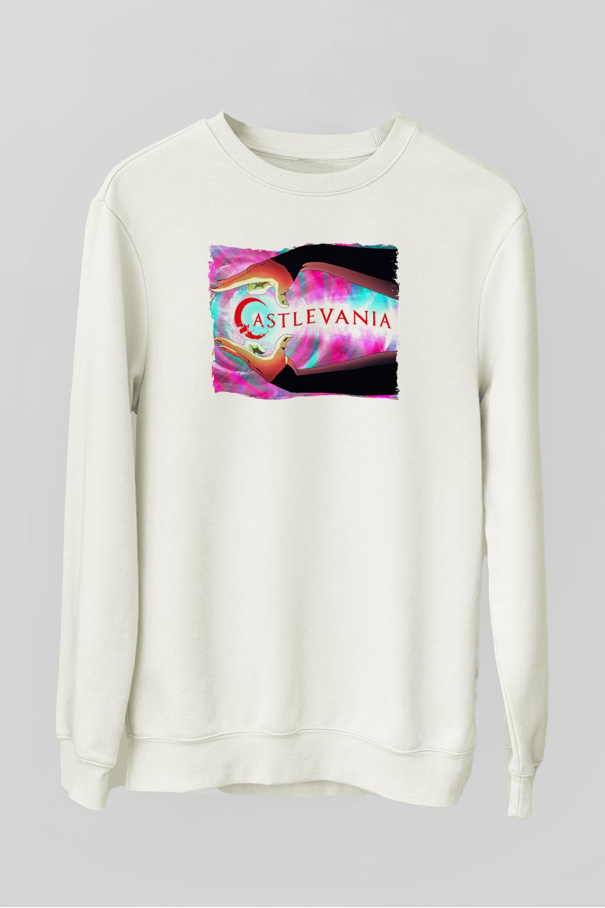 Castlevania: Lords of Shadow Beyaz Unisex Sweatshirt