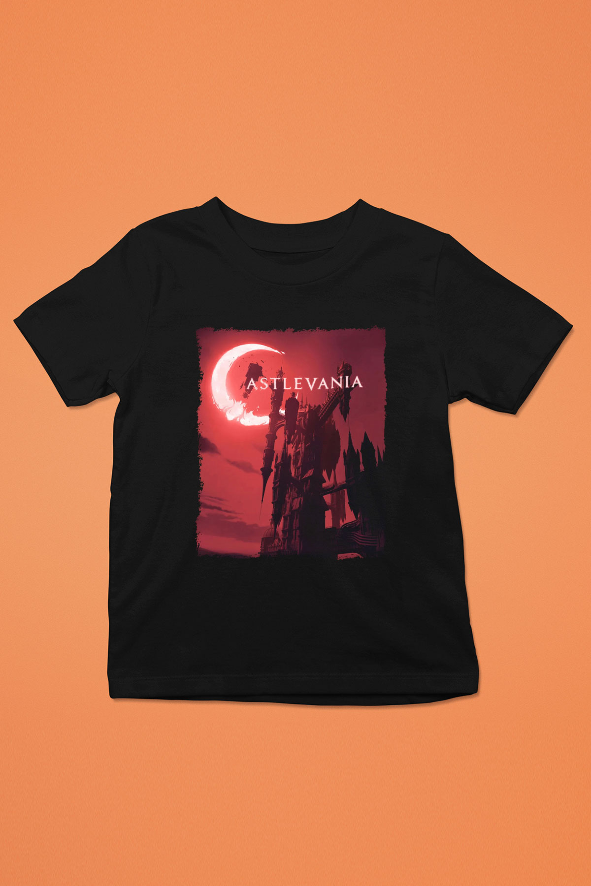 Castlevania: Lords of Shadow Siyah Unisex Çocuk Tişört