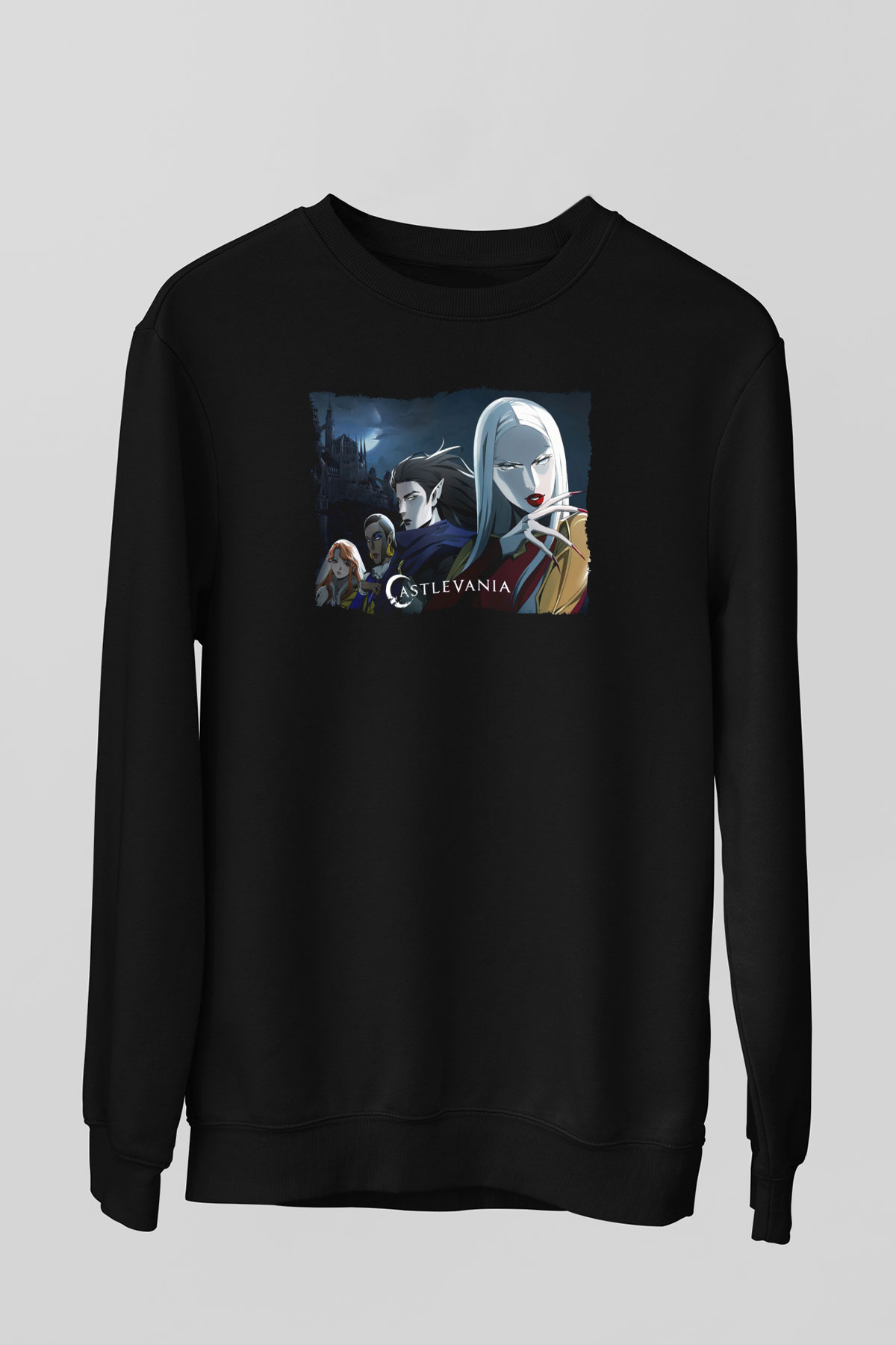 Castlevania: Lords of Shadow Siyah Unisex Sweatshirt