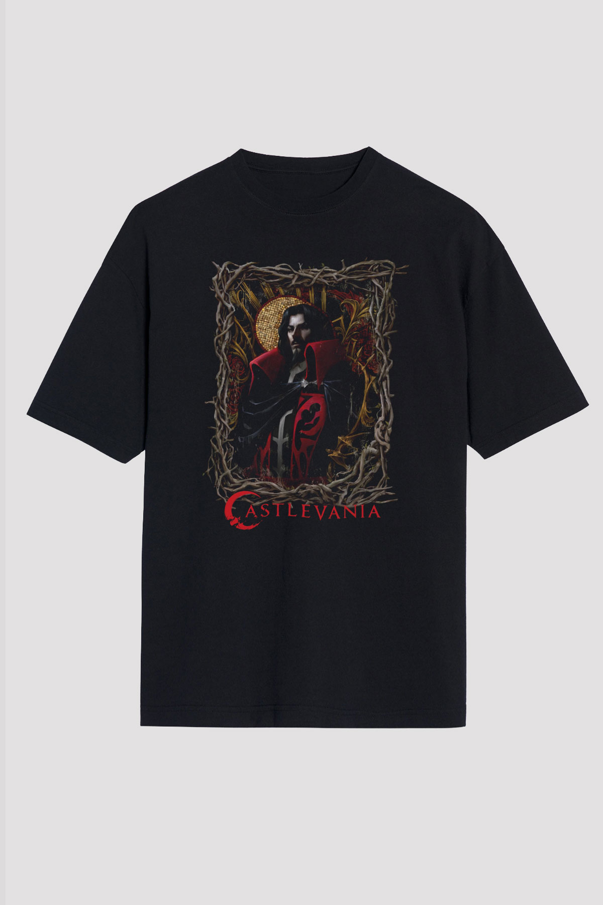 Castlevania: Lords of Shadow Siyah Unisex Tişört T-Shirt