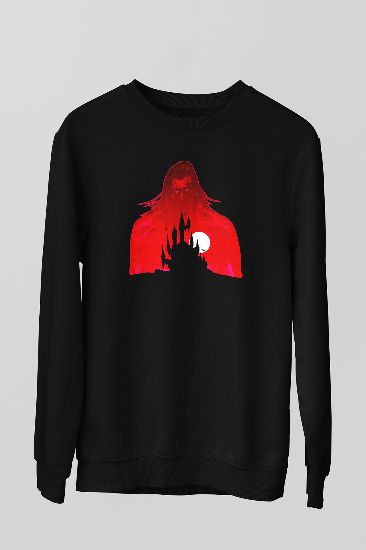 Castlevania: Lords of Shadow Siyah Unisex Sweatshirt