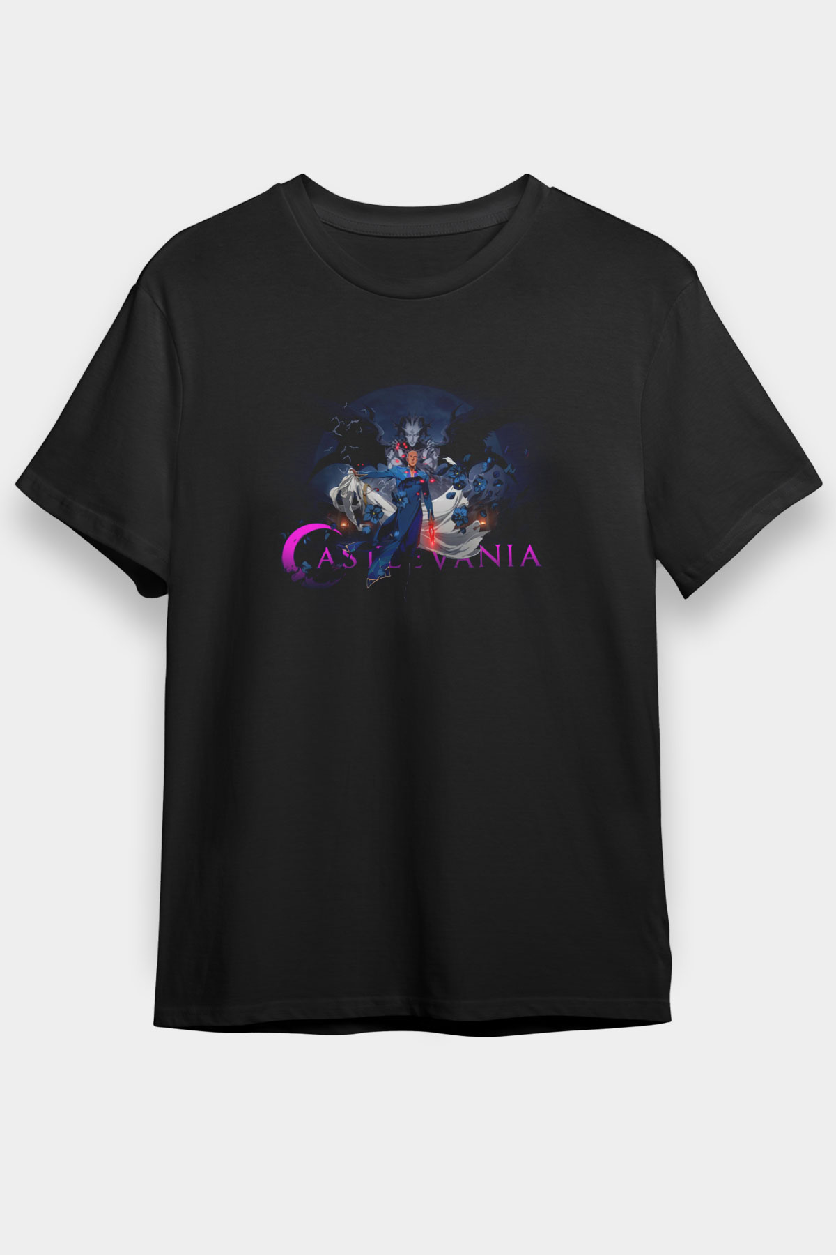 Castlevania: Lords of Shadow Siyah Unisex Tişört T-Shirt