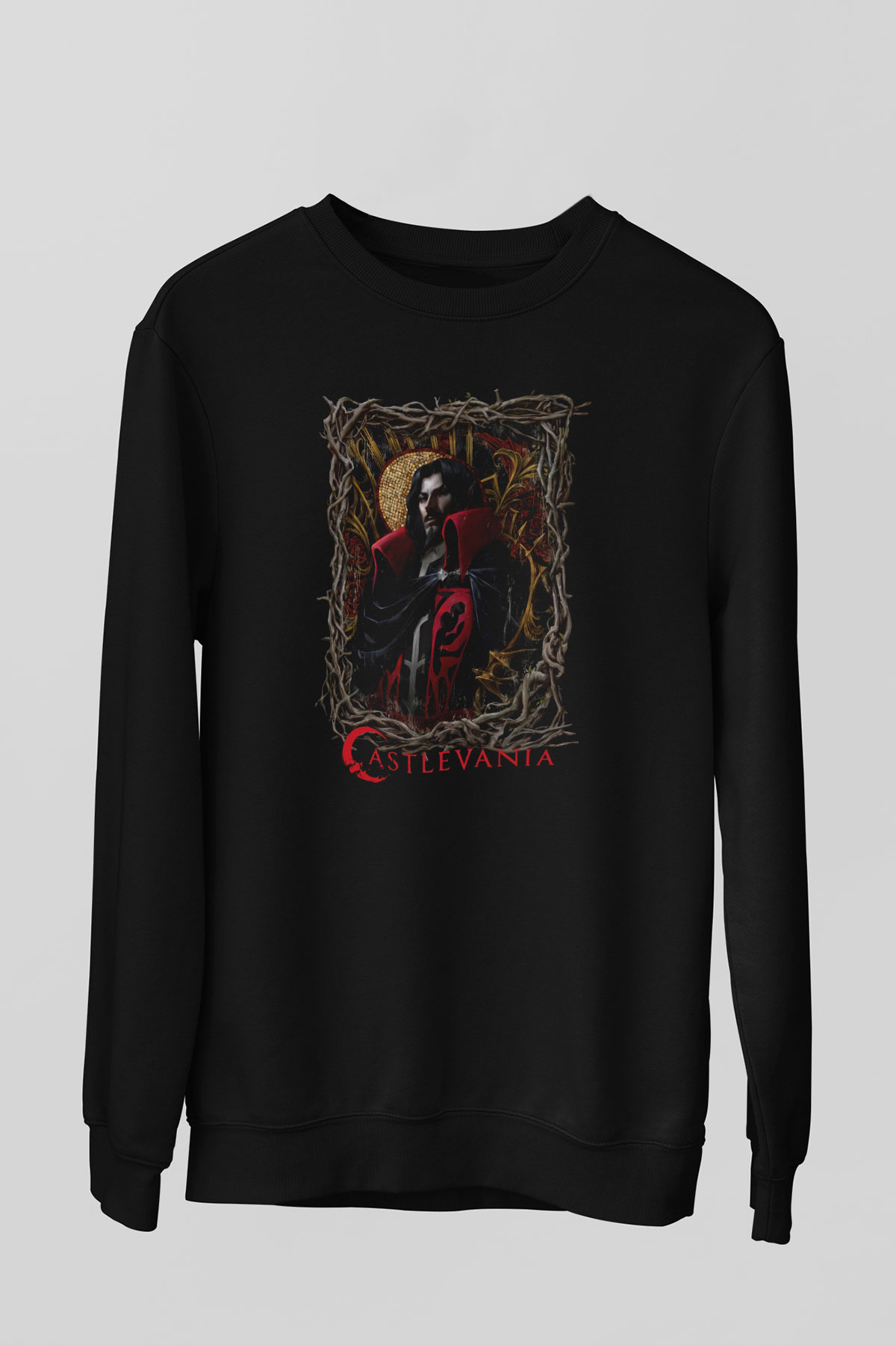 Castlevania: Lords of Shadow Siyah Unisex Sweatshirt