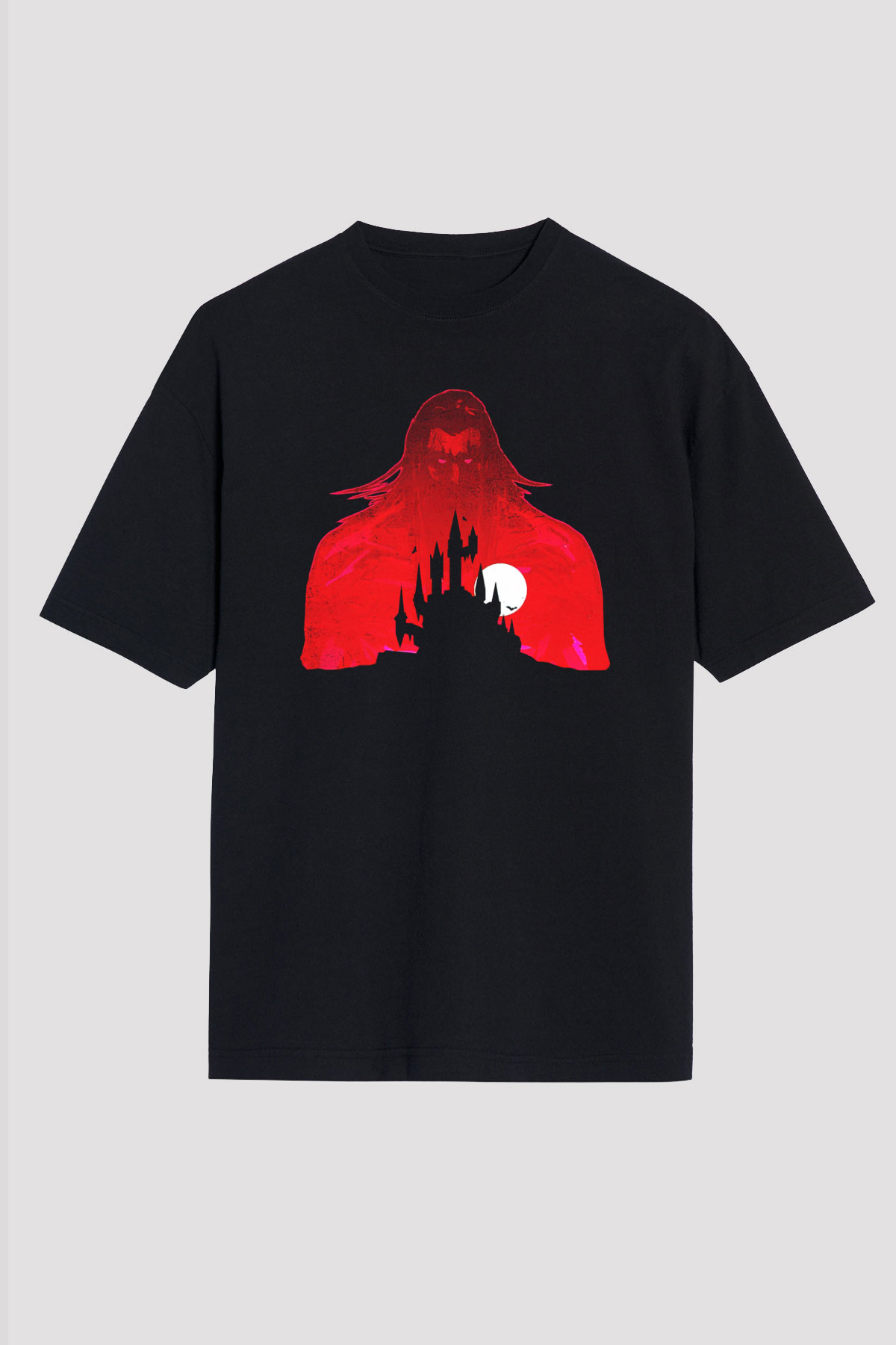 Castlevania: Lords of Shadow Siyah Unisex Oversize Tişört T-Shirt