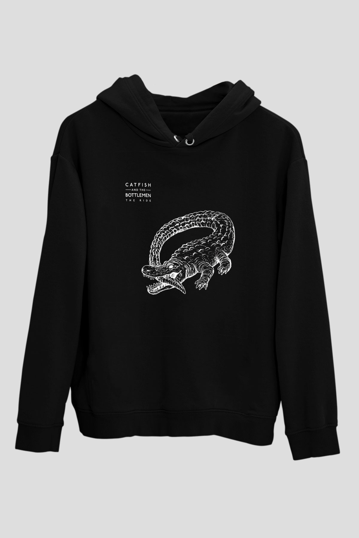 Catfish And The Bottlemen Baskılı Unisex Siyah Hoodie