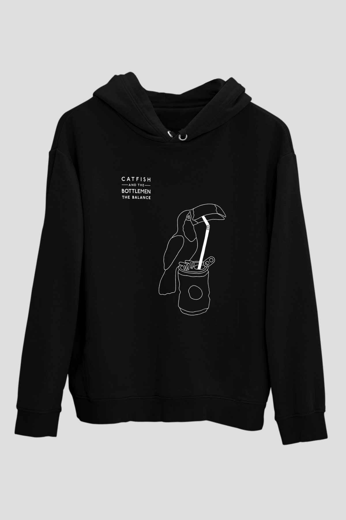 Catfish And The Bottlemen Baskılı Unisex Siyah Hoodie