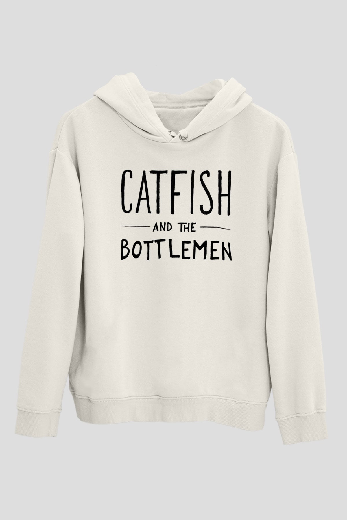 Catfish And The Bottlemen Beyaz Unisex Kapşonlu Sweatshirt