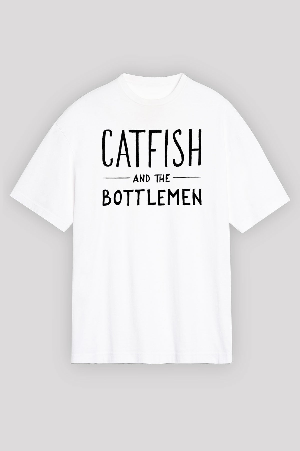 Catfish And The Bottlemen Beyaz Unisex Oversize Tişört T-Shirt