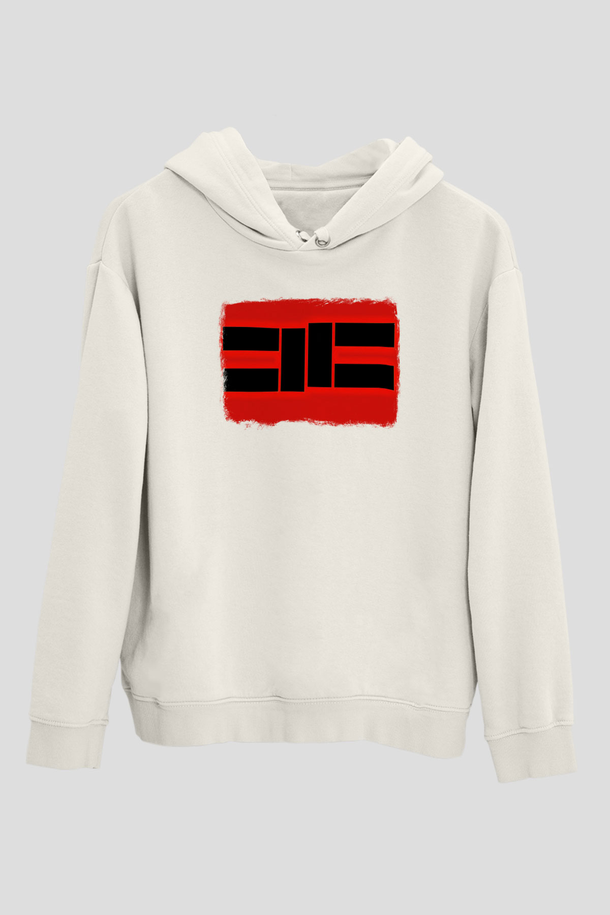 Cavalera Conspiracy Baskılı Unisex Beyaz Hoodie