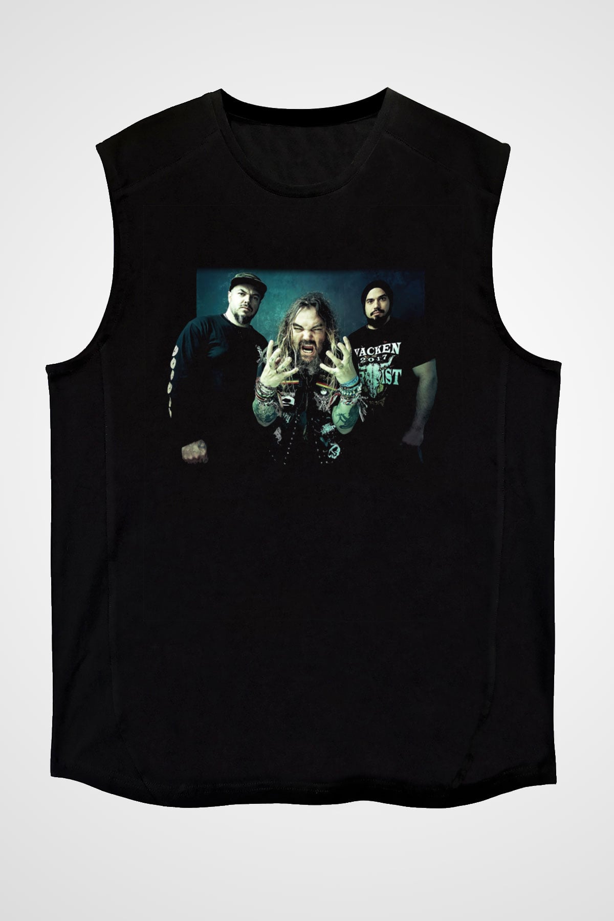 Cavalera Conspiracy Siyah Unisex Kolsuz Tişört