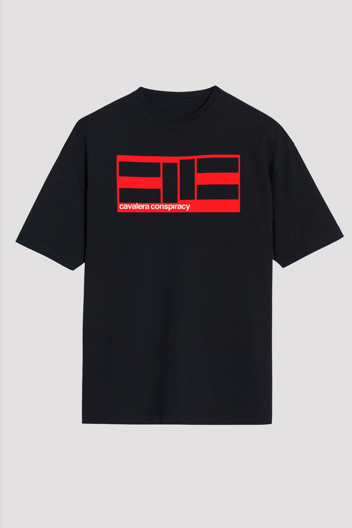 Cavalera Conspiracy Siyah Unisex Oversize Tişört T-Shirt