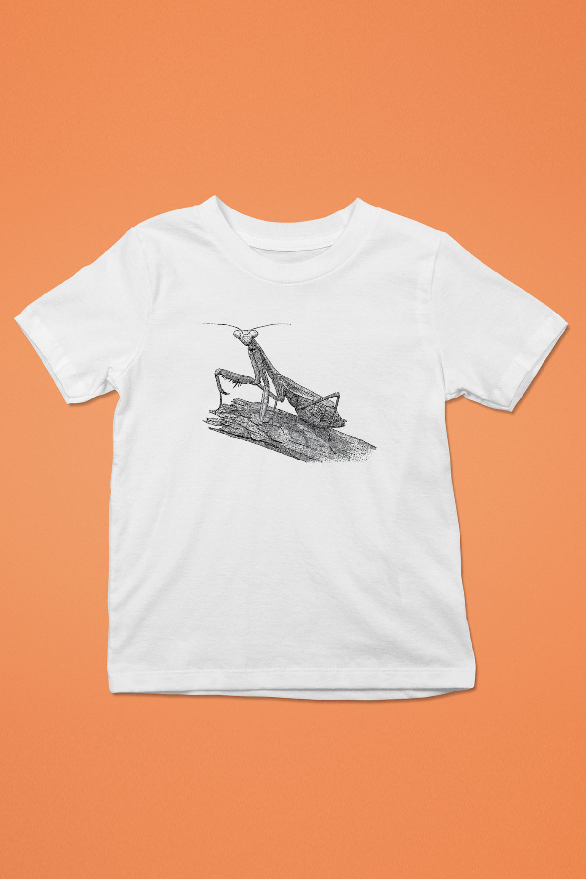 Çekirge Baskılı Beyaz Unisex Beyaz Çocuk Tişört - Tshirt