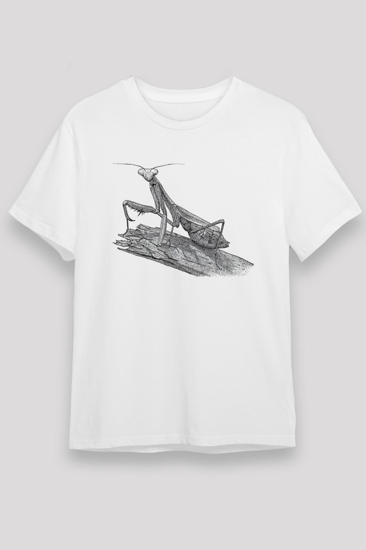 Çekirge Unisex Baskılı Beyaz Tişört - Tshirt
