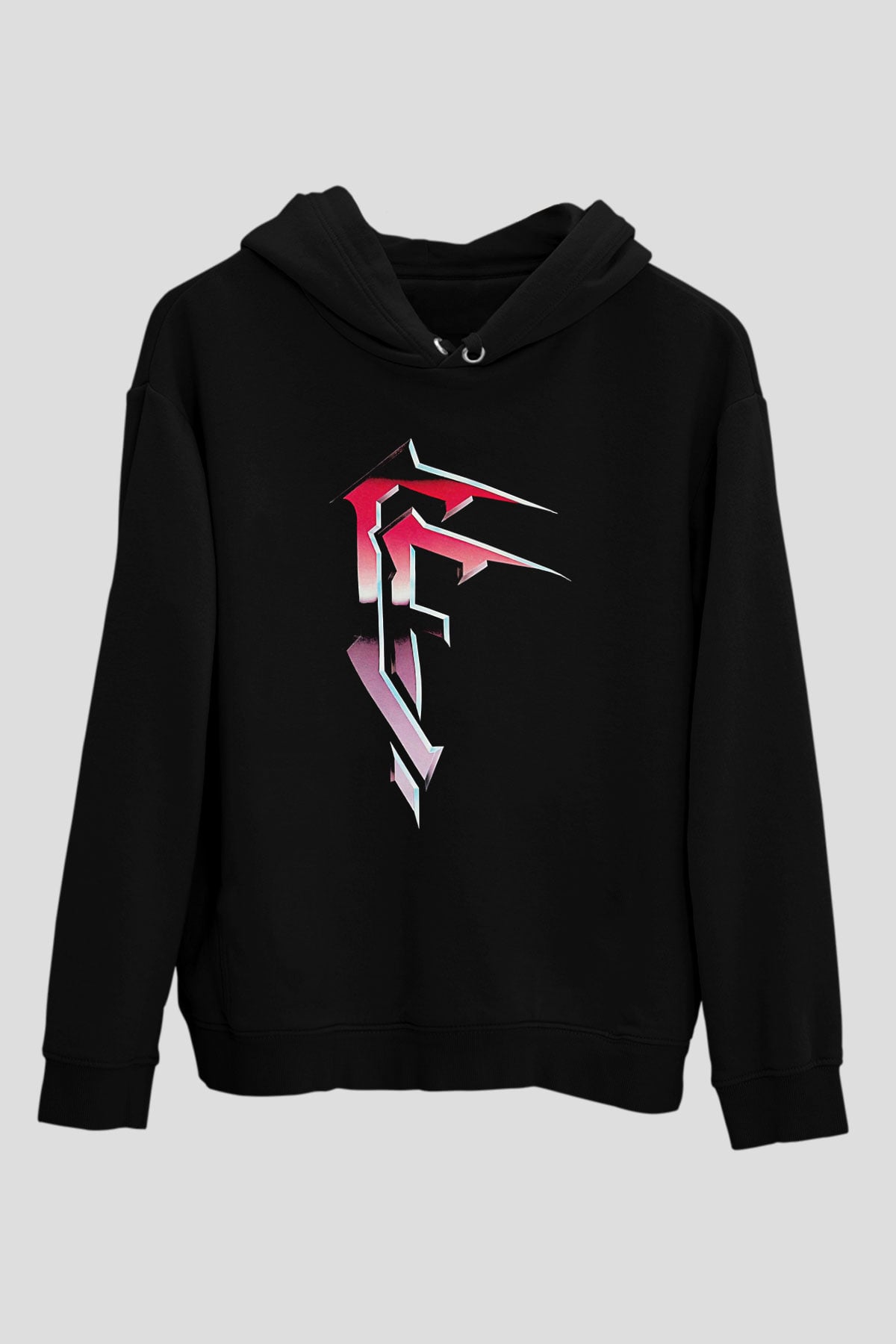 Celtic Frost Baskılı Unisex Siyah Kapüşonlu Sweatshirt