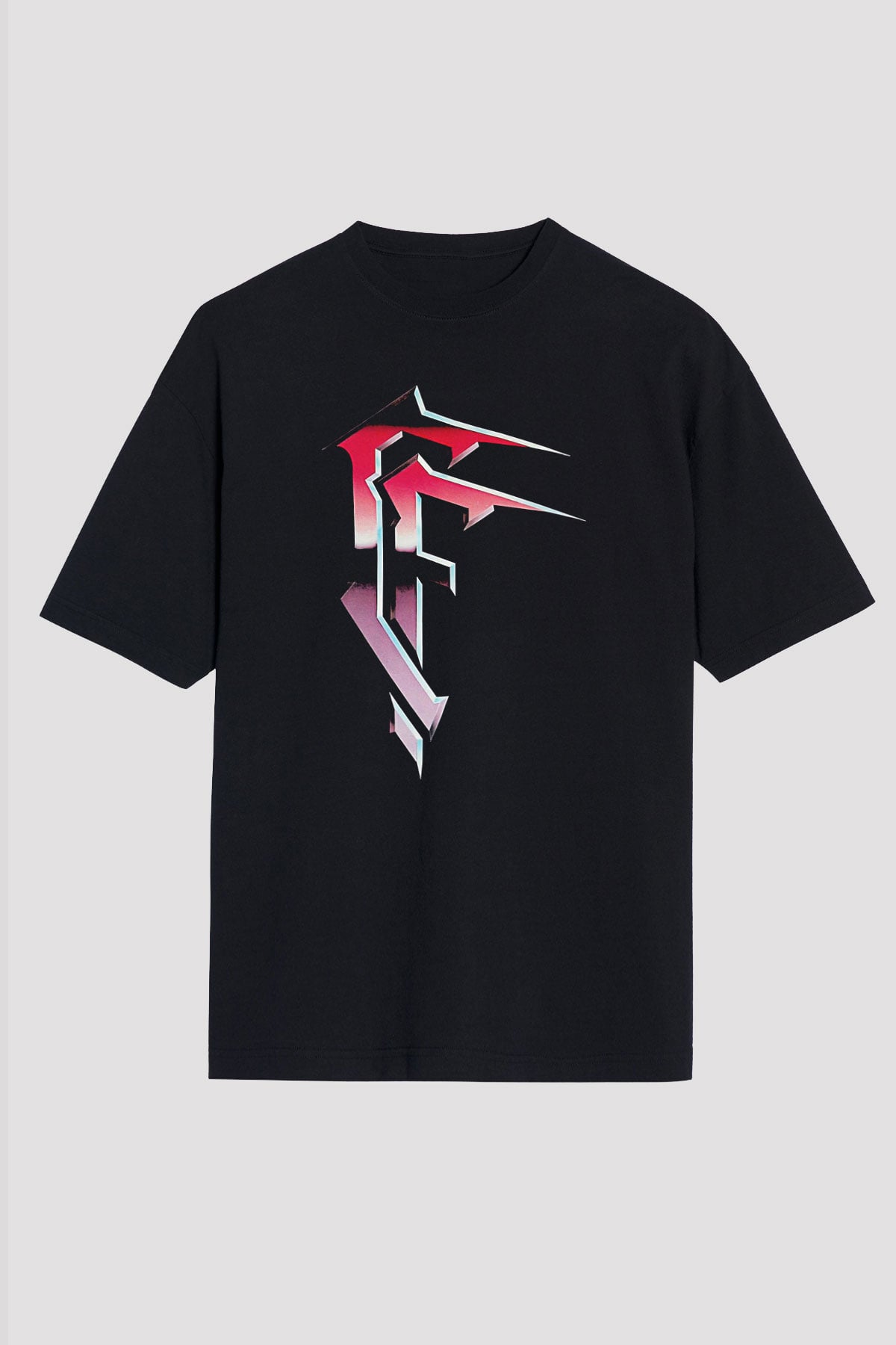 Celtic Frost Baskılı Unisex Siyah Oversize Tişört - Tshirt