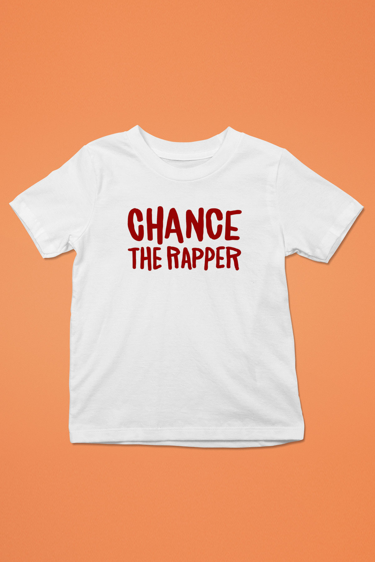 Chance The Rapper Baskılı Beyaz Unisex Çocuk Tişört