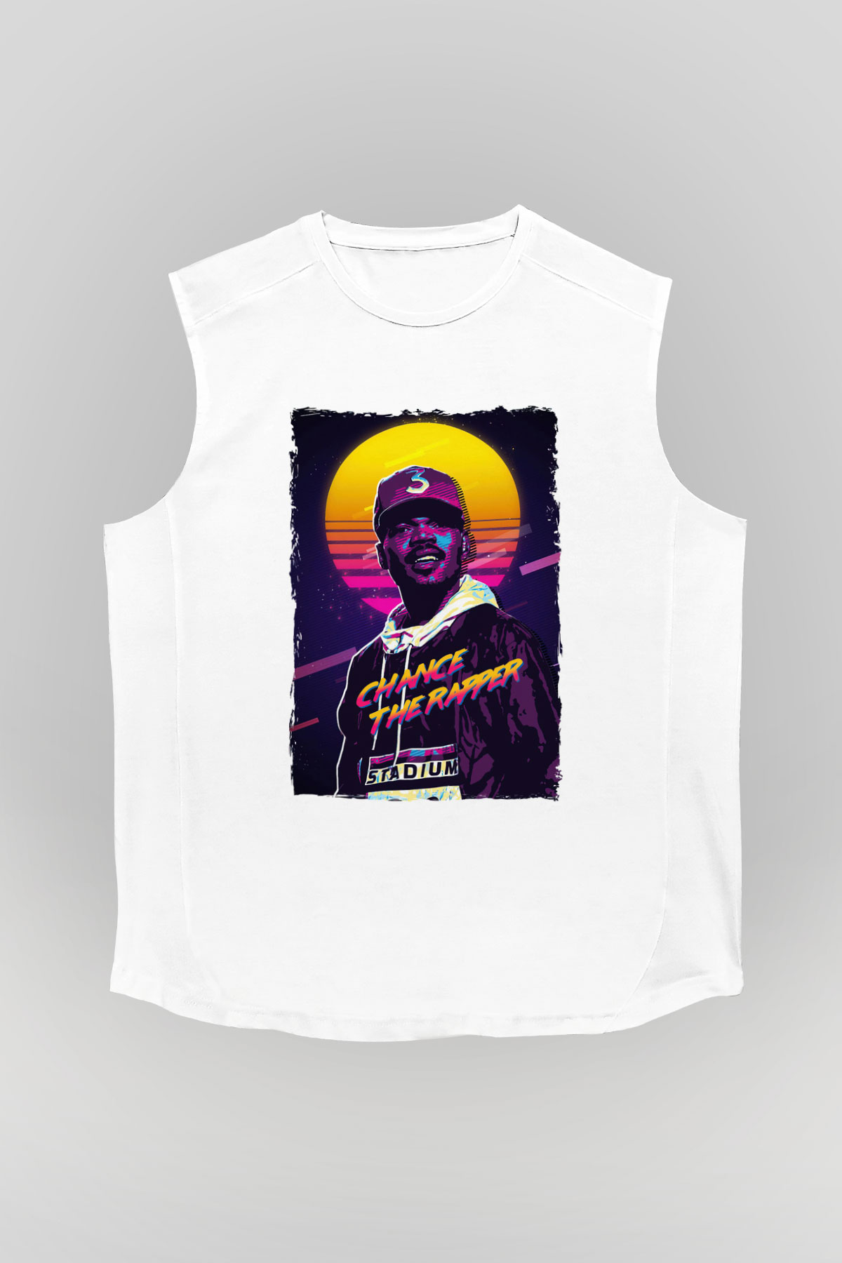 Chance The Rapper Beyaz Unisex Kolsuz Tişört