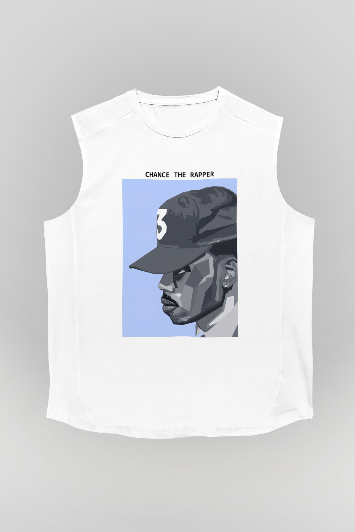 Chance The Rapper Beyaz Unisex Kolsuz Tişört