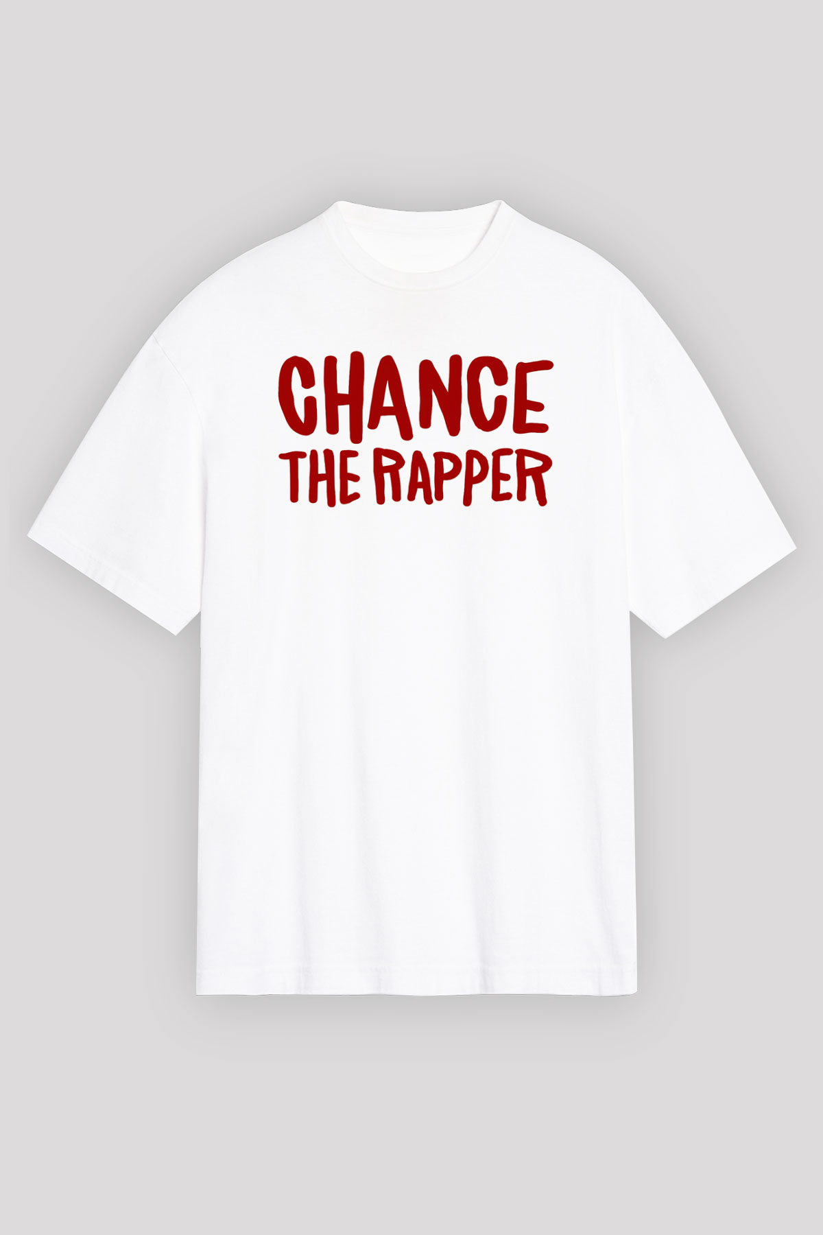 Chance The Rapper Beyaz Unisex Oversize Tişört T-Shirt