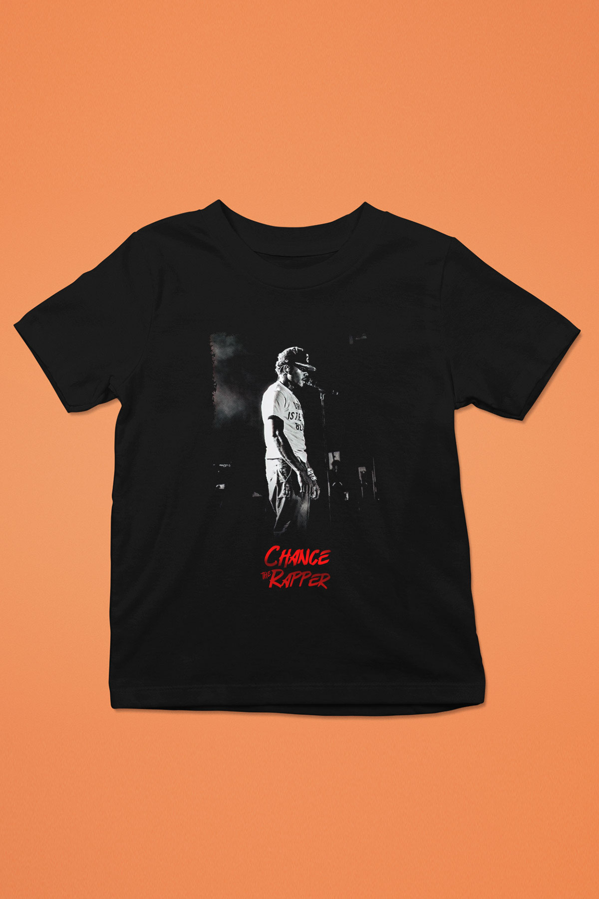 Chance The Rapper Siyah Unisex Çocuk Tişört