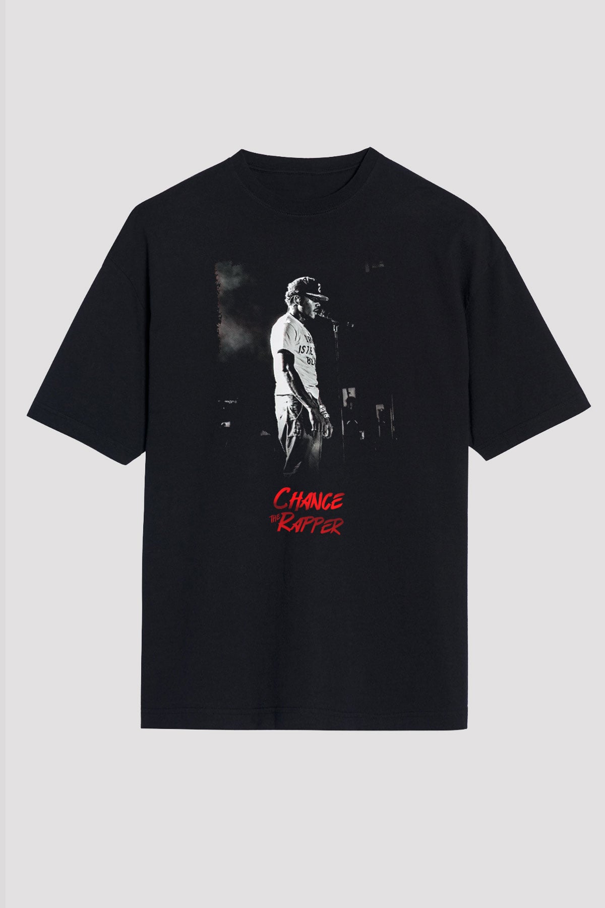 Chance The Rapper Siyah Unisex Tişört T-Shirt - TişörtFabrikası