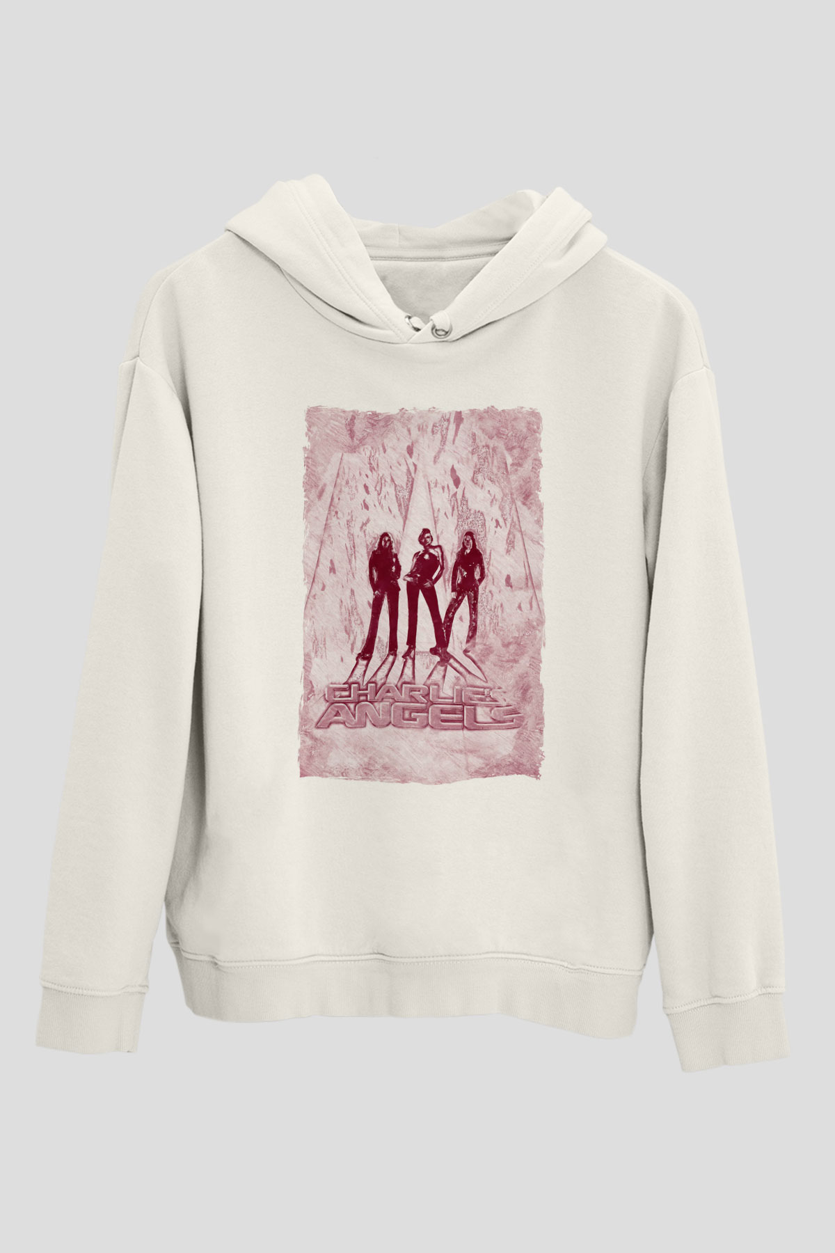 Charlie's Angels Beyaz Unisex Hoodie