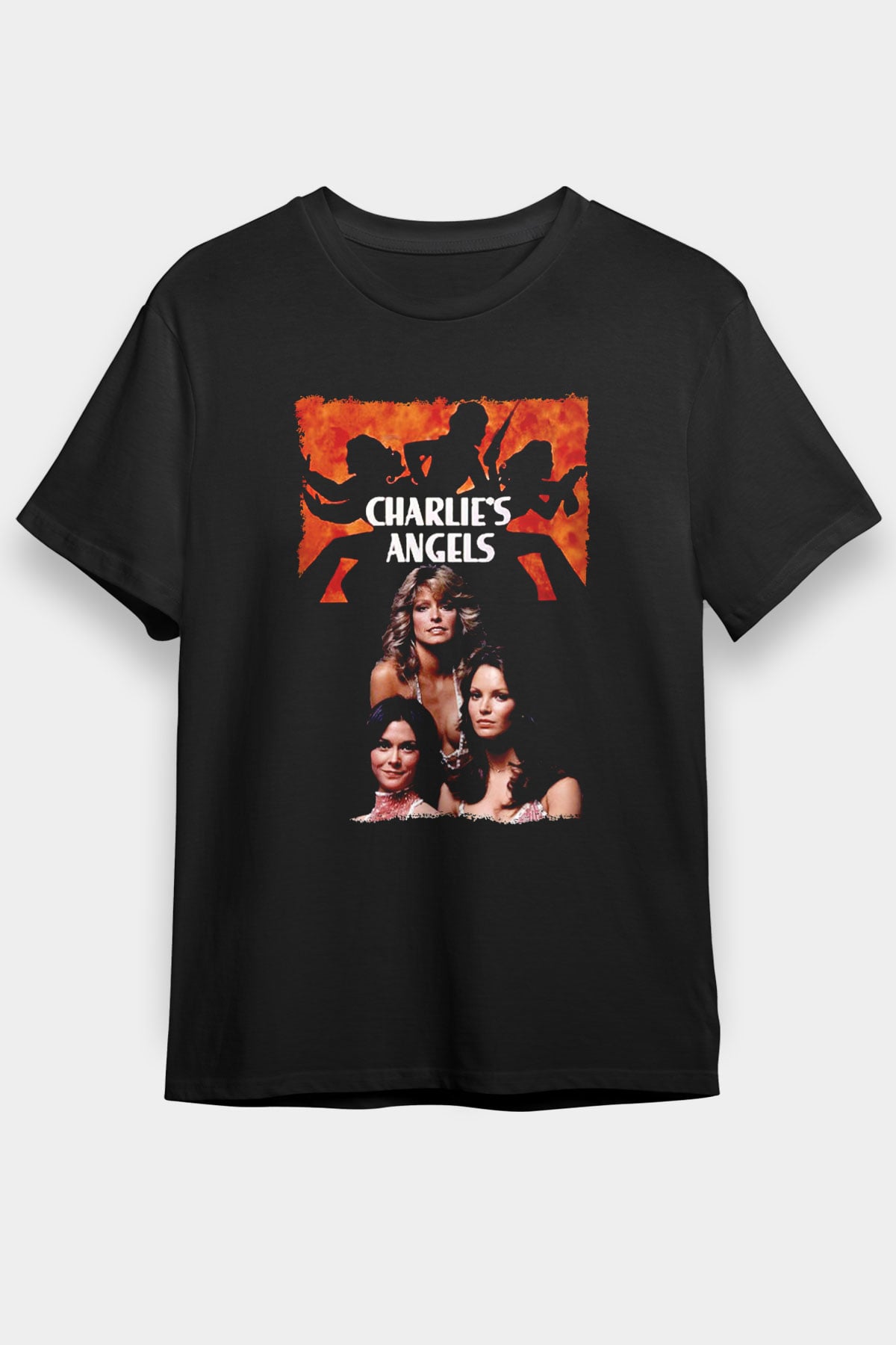 Charlie's Angels Siyah Unisex Tişört