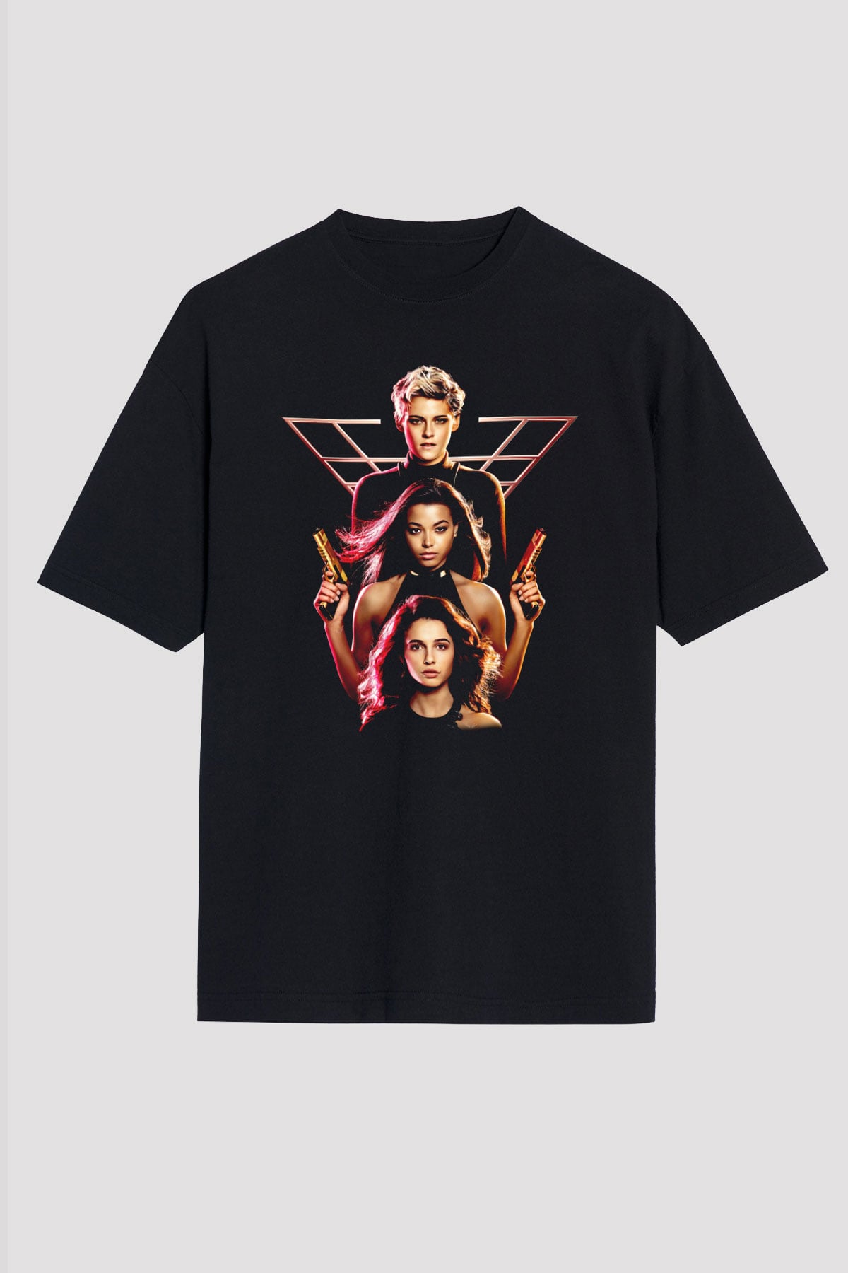 Charlie's Angels Siyah Unisex Tişört