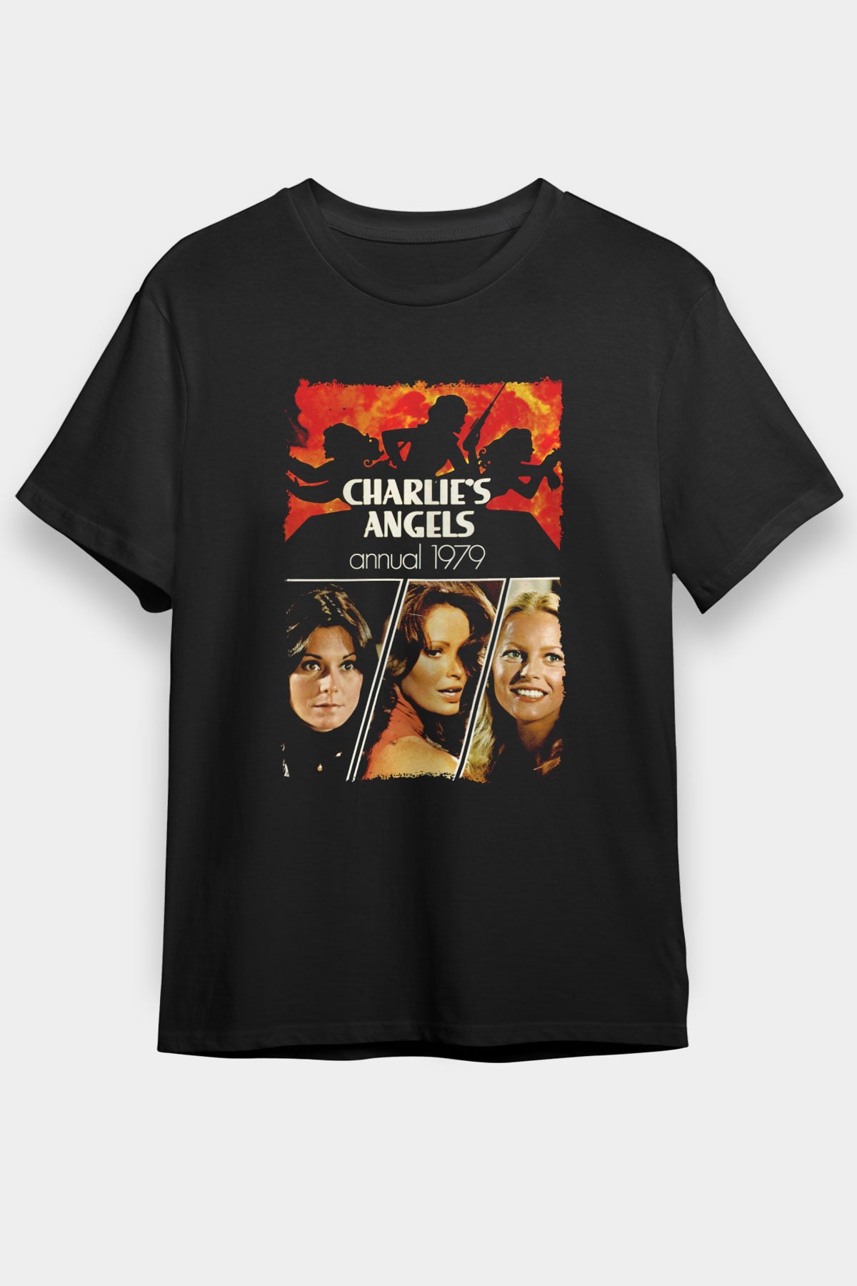 Charlie's Angels Siyah Unisex Tişört