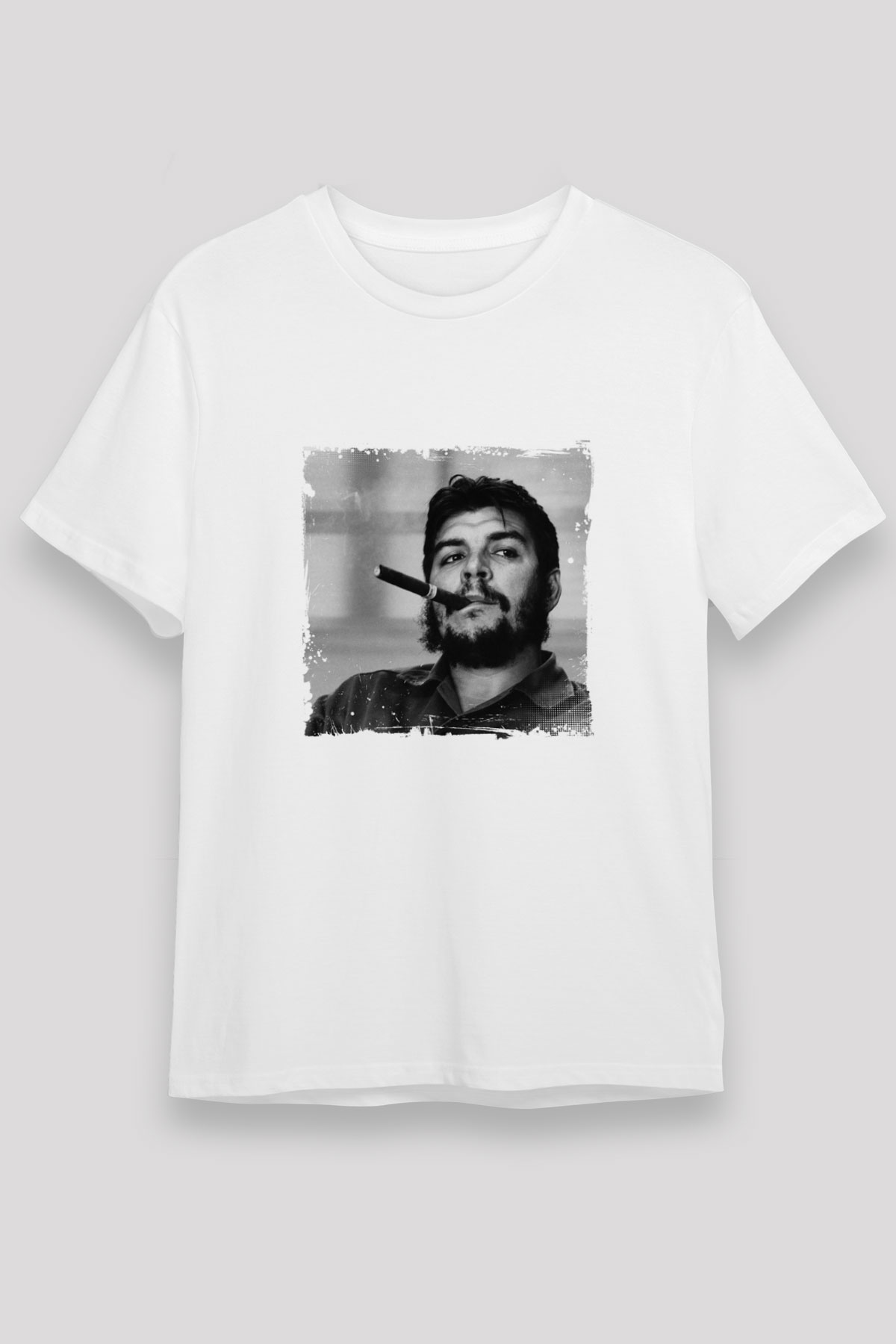 Che Guevara Unisex Baskılı Beyaz Tişört