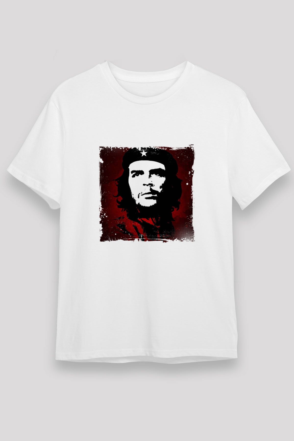Che Guevara Unisex Baskılı Beyaz Tişört