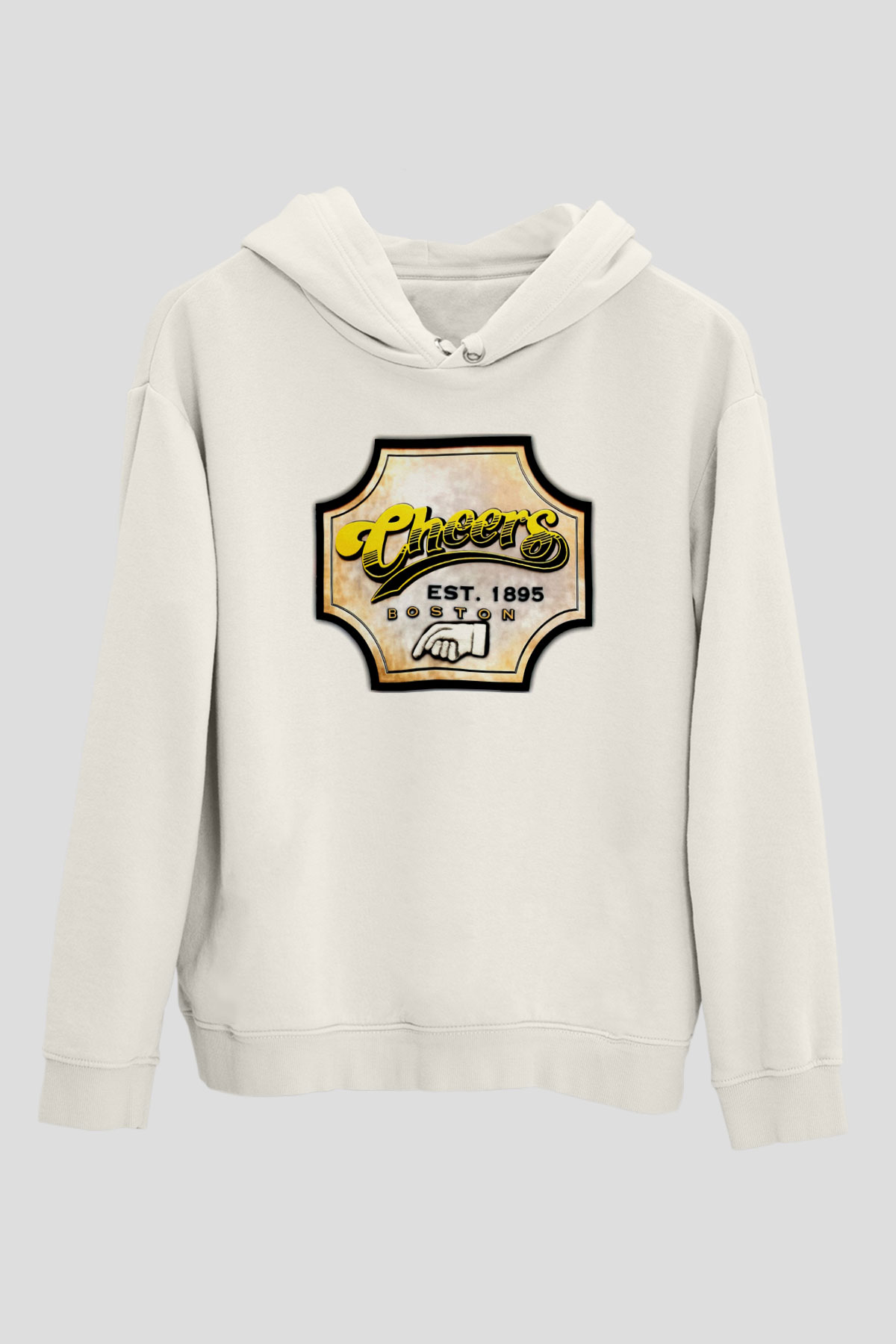 Cheers Siyah Unisex Hoodie