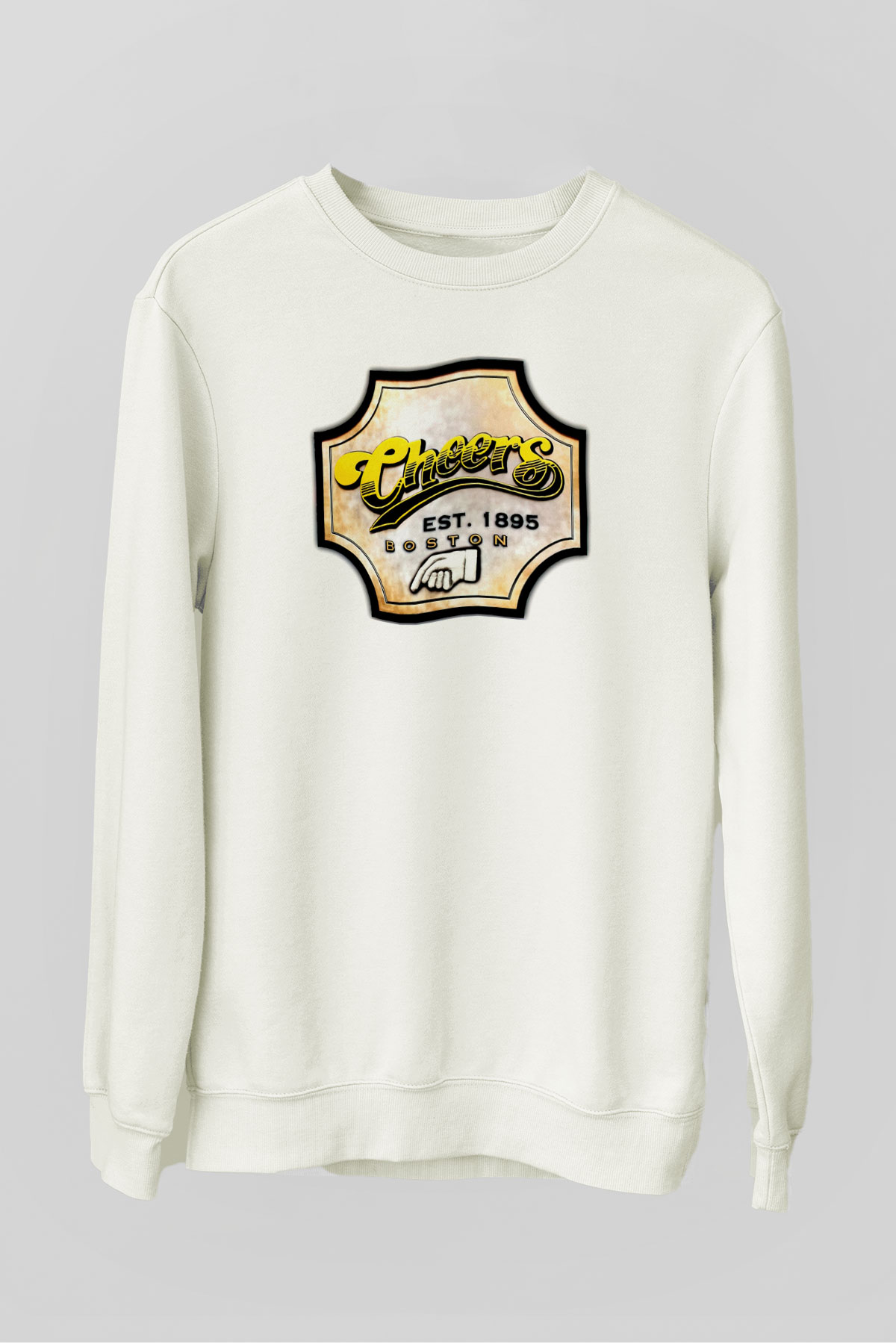 Cheers Siyah Unisex  Sweatshirt